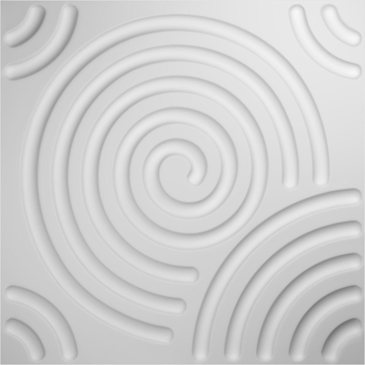 Ekena Millwork Spiral EnduraWall Decorative 3D Wall Panel (Set of 10)