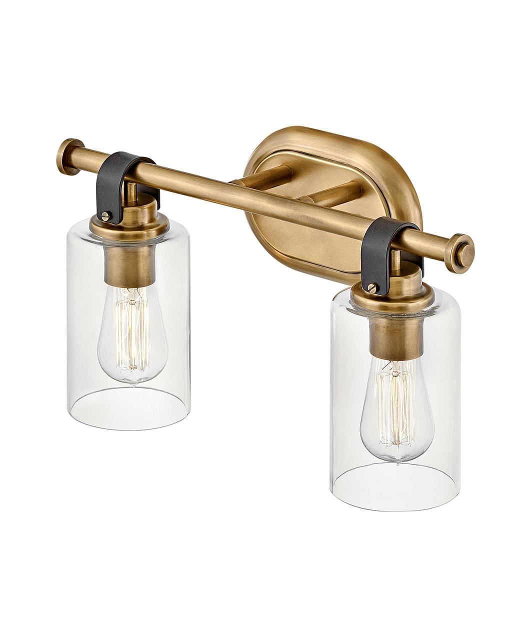 Hinkley Lighting - Two Light Vanity - Halstead - 2 Light Bath Vanity-Heritage