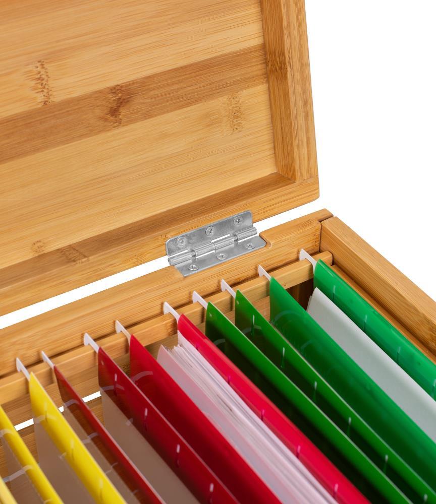 BirdRock Home Bamboo File Box