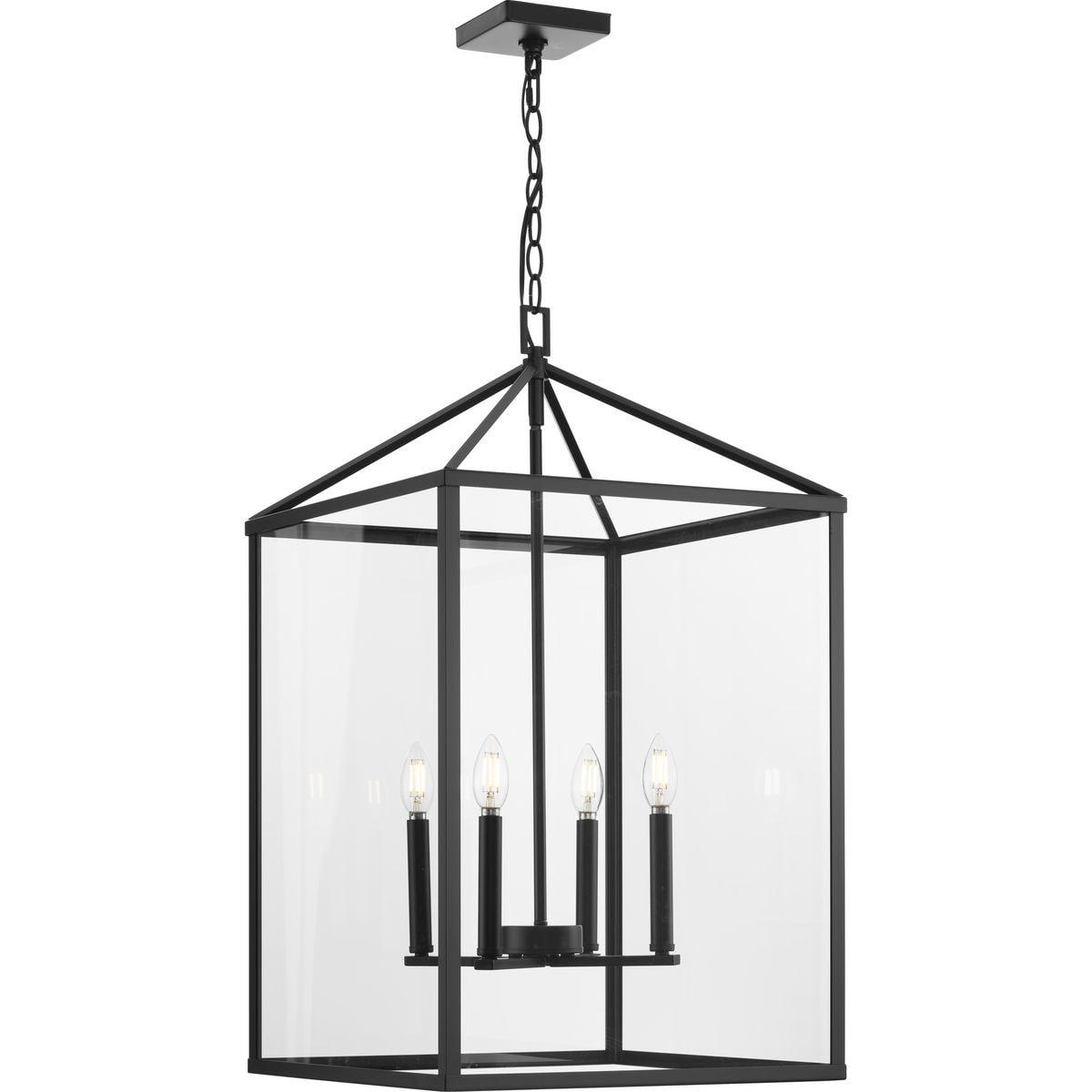 Hillcrest 4 - Light Dimmable Square / Rectangle Chandelier