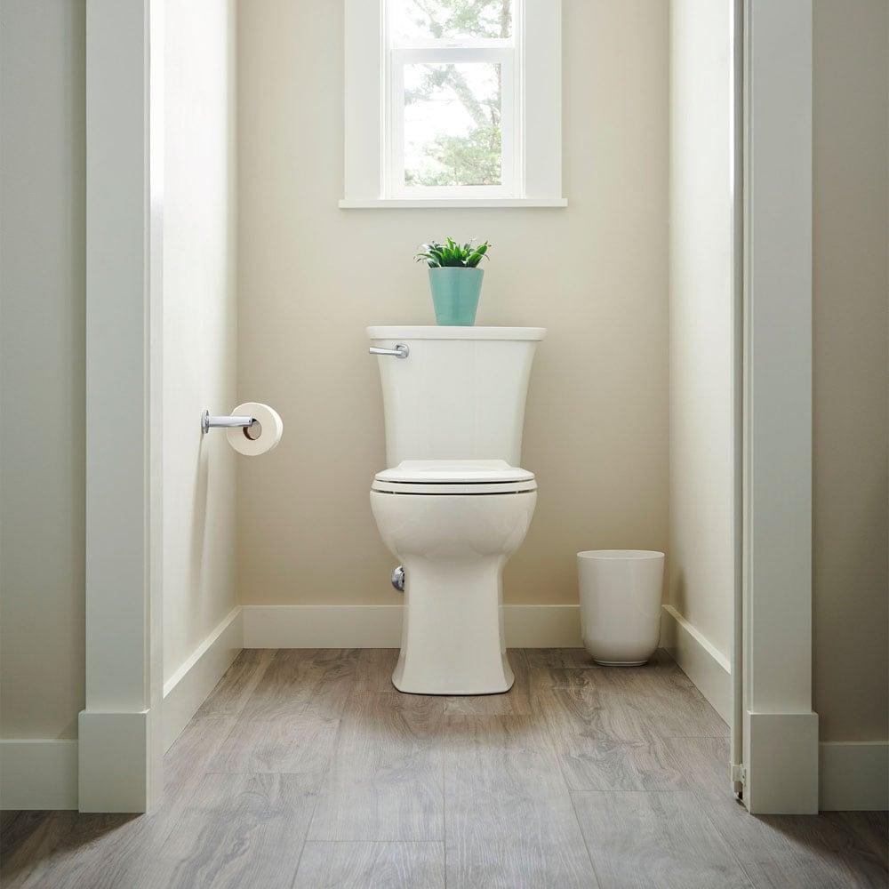American Standard Edgemere 1.28 Gallons GPF Round Comfort Height Floor Mounted Kit (Seat Not Included)