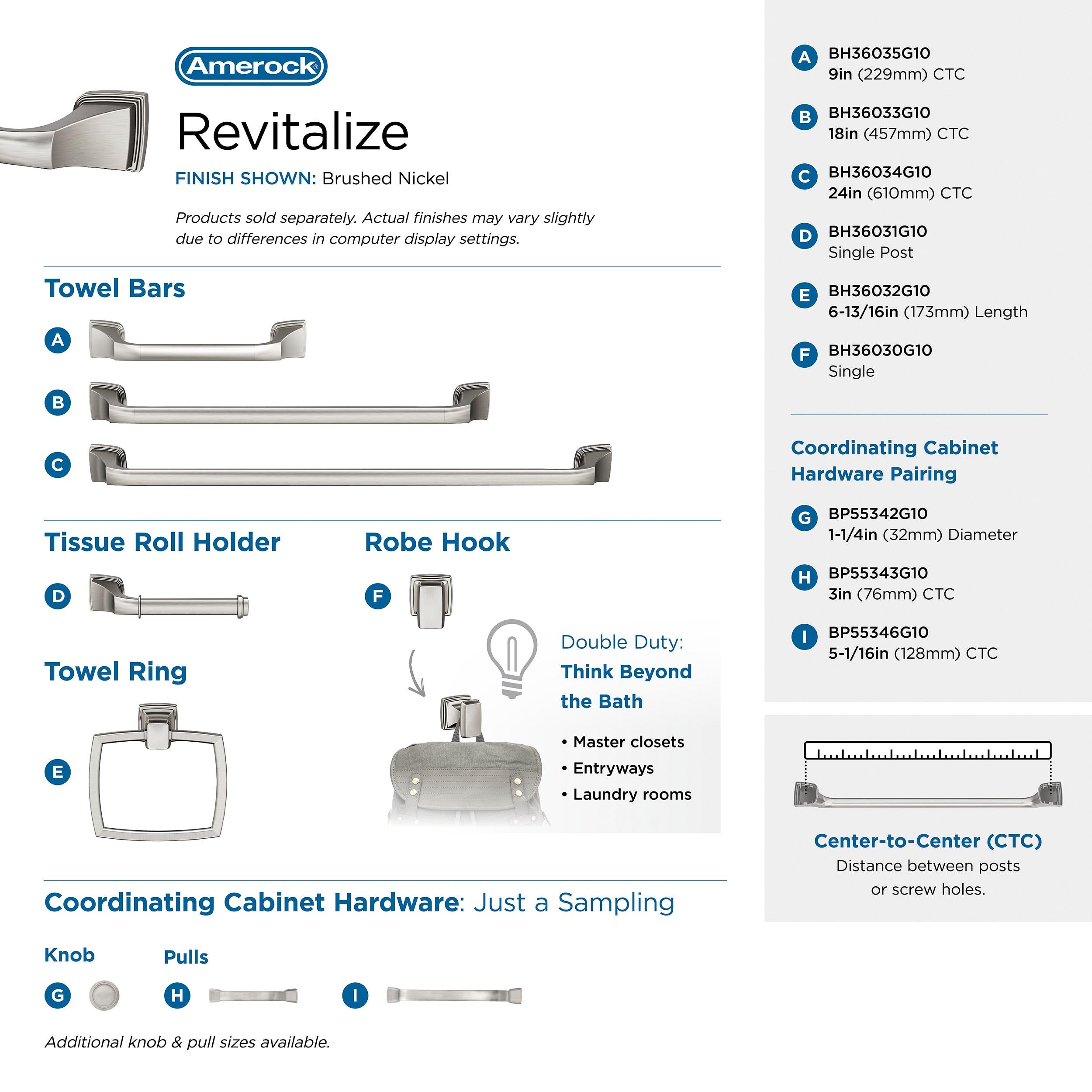 Revitalize Wall Mounted Robe Hook