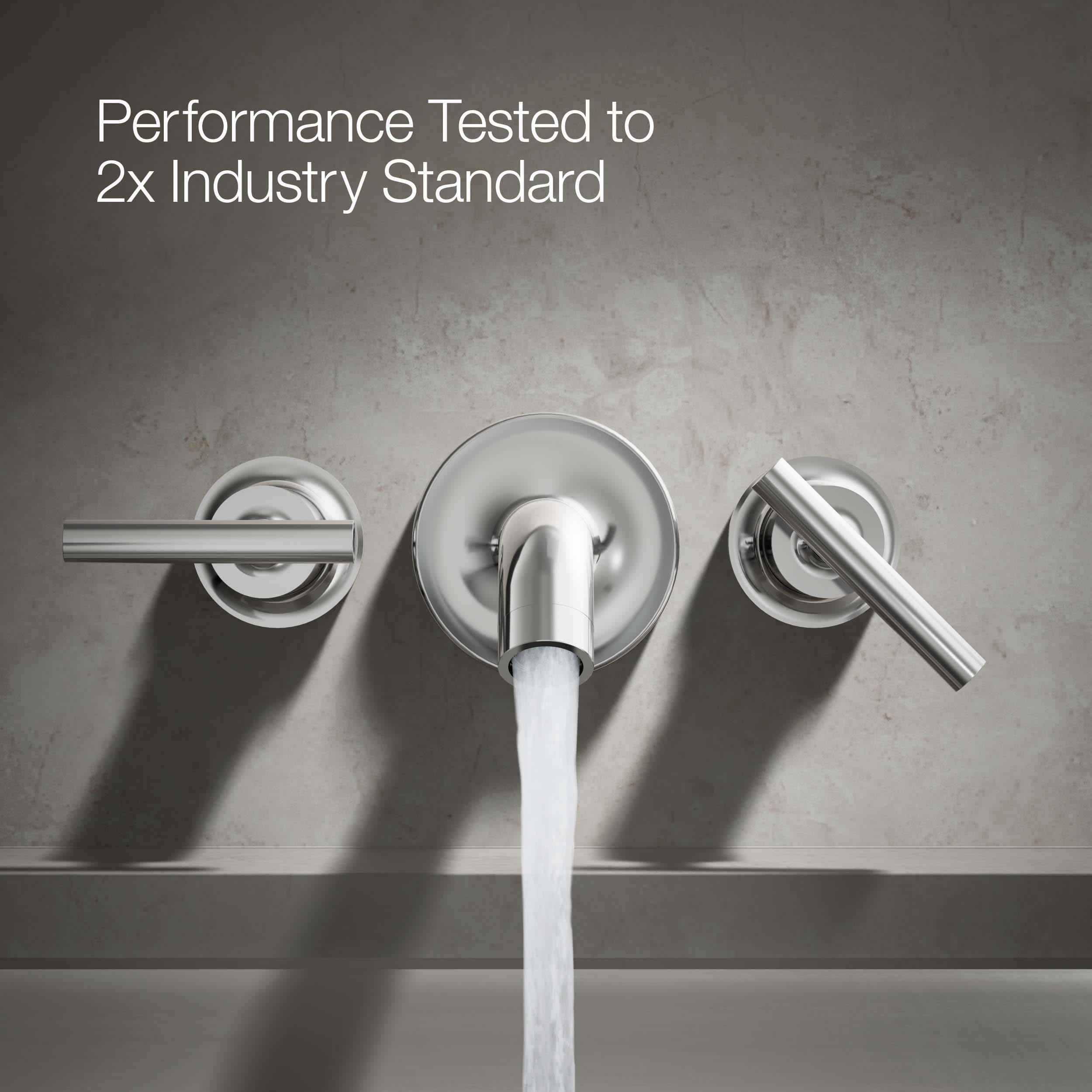 Purist® Deck- or Wall-Mount High-Flow Bath Trim with Lever Handles