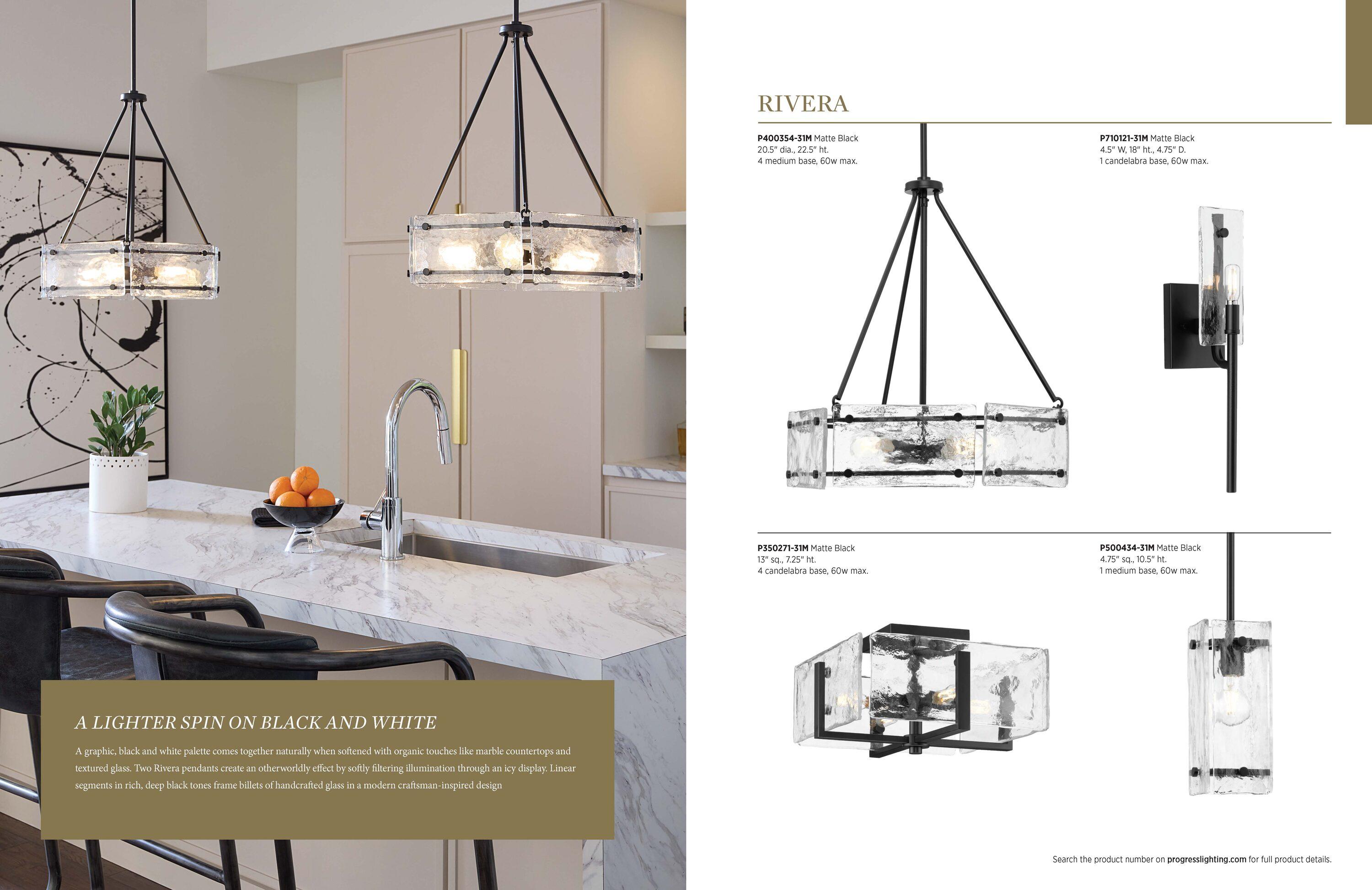 Rivera 5 - Light Dimmable Round / Oval Chandelier
