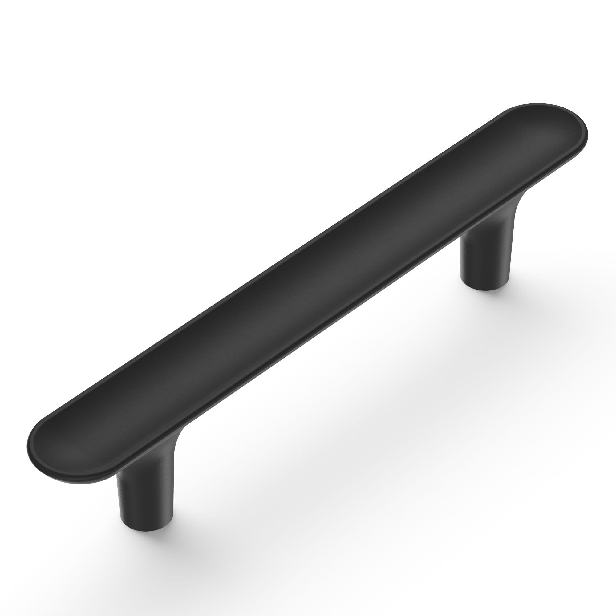 Matte Black Modern Kitchen Cabinet Pulls with Mounting Hardware