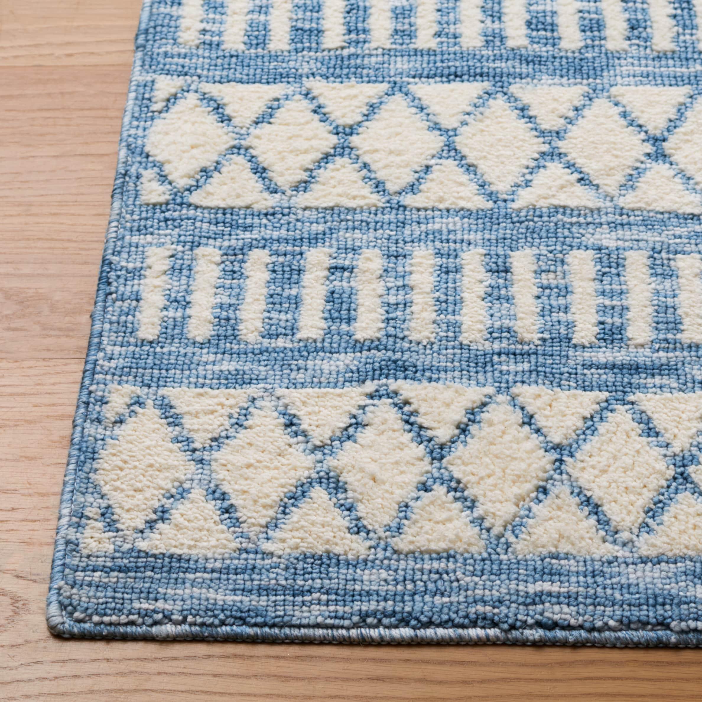 Easy Care ECR114 Power Loomed Machine Washable Area Rug - Ivory/Grey - 3'x5' - Safavieh.