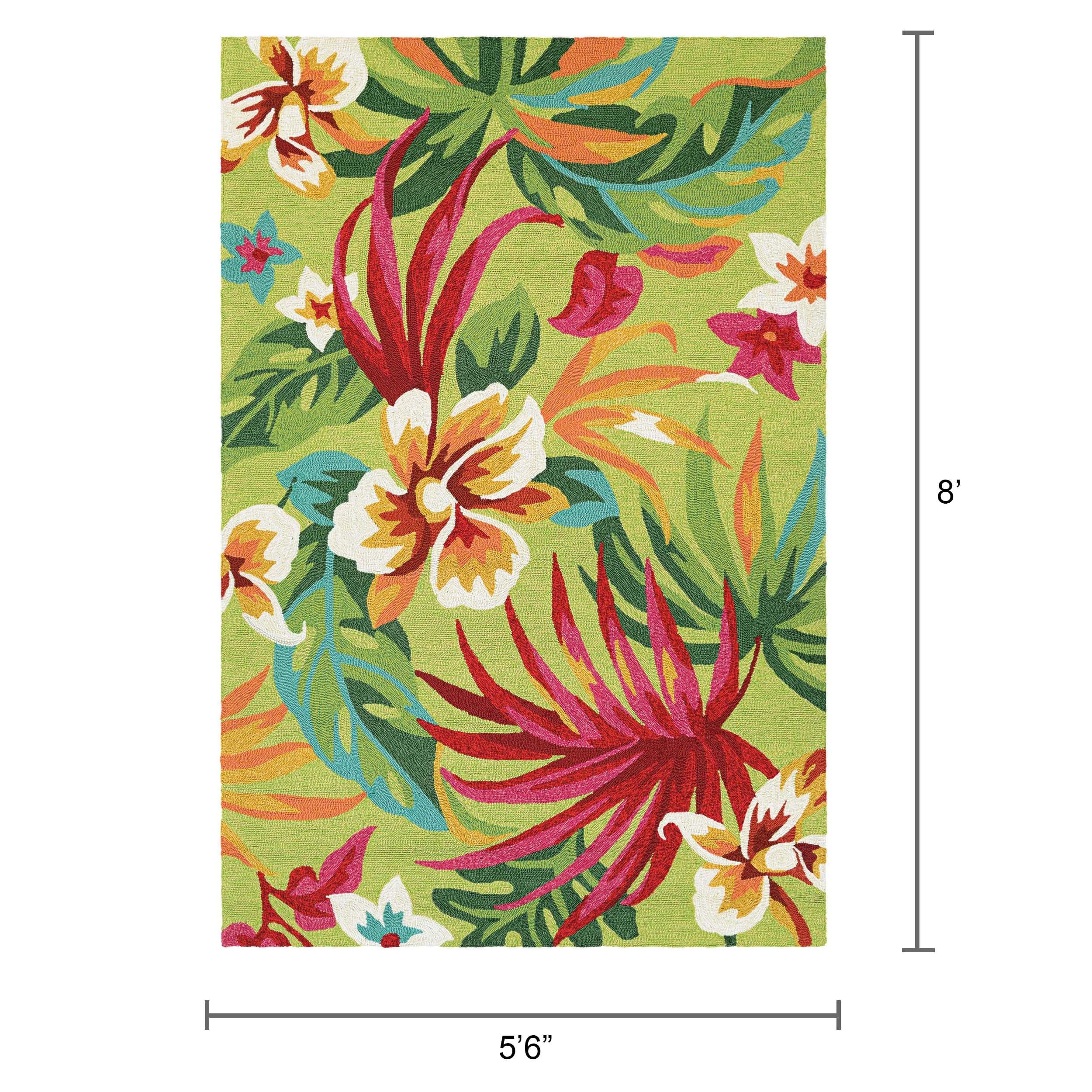 Couristan Covington Painted Fern Indoor/Outdoor Area Rug