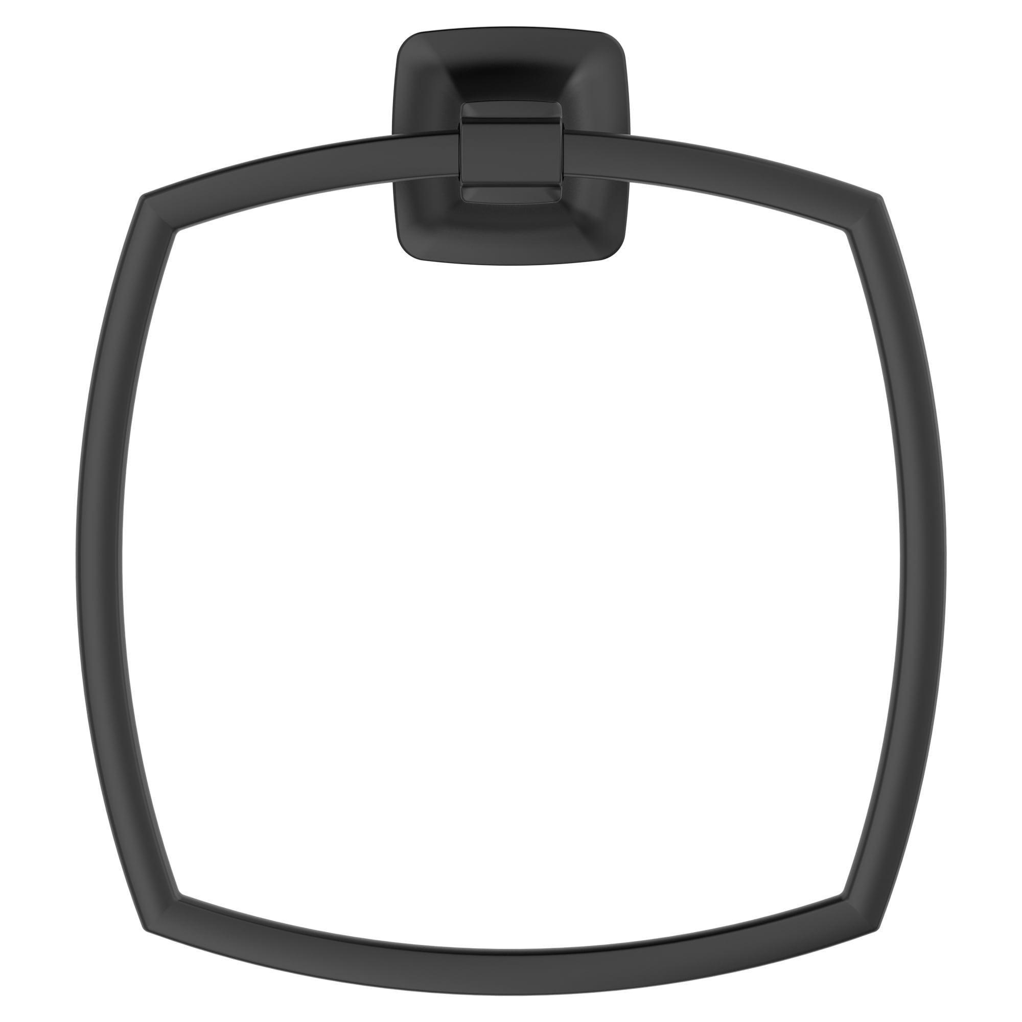 Townsend Wall Mounted Towel Ring in Matte Black