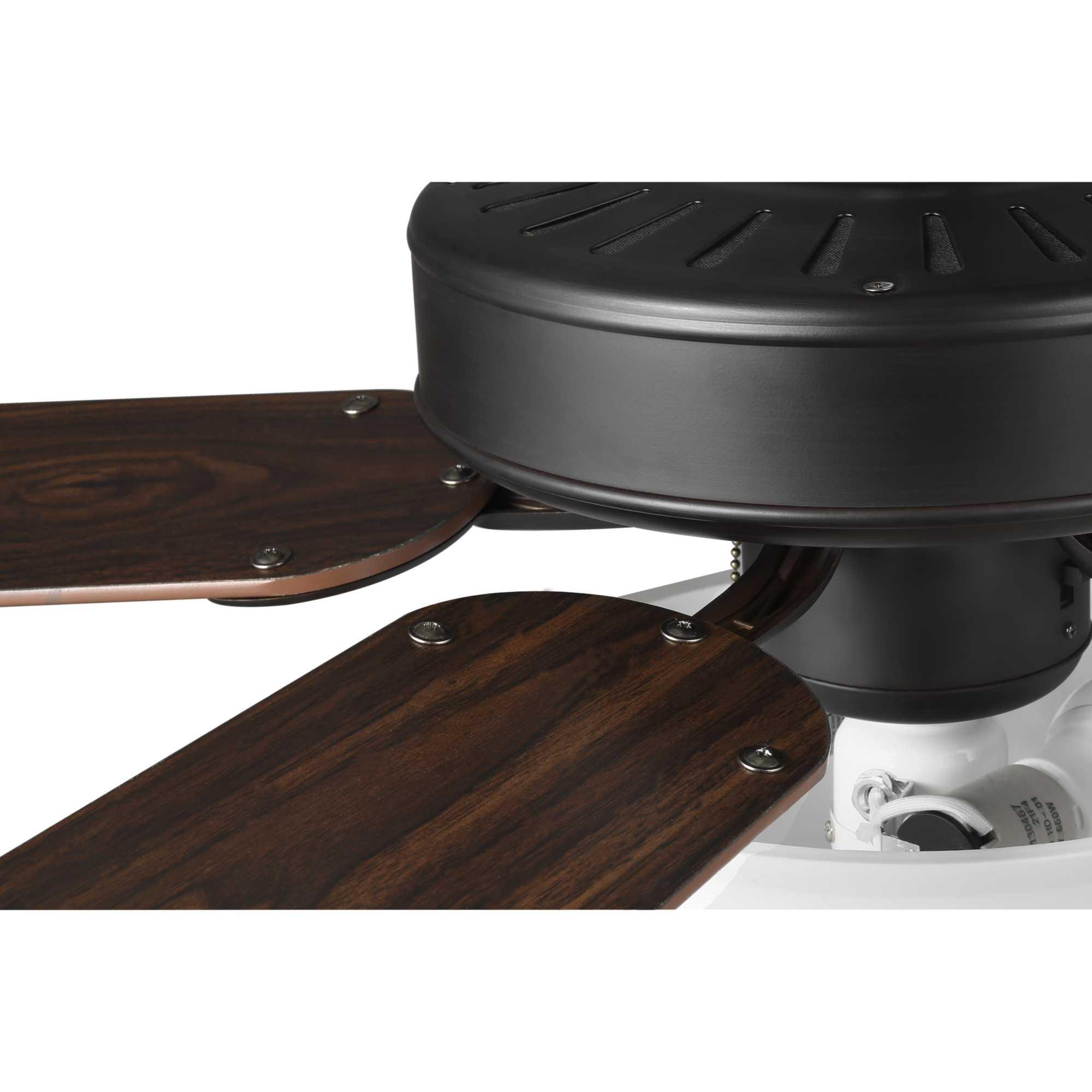 P2599-129-Progress Lighting-Builder Fan - Wide - Ceiling Fan - 2 Light in New Traditional style - 52 Inches wide by 19.13 Inches high-Architectural