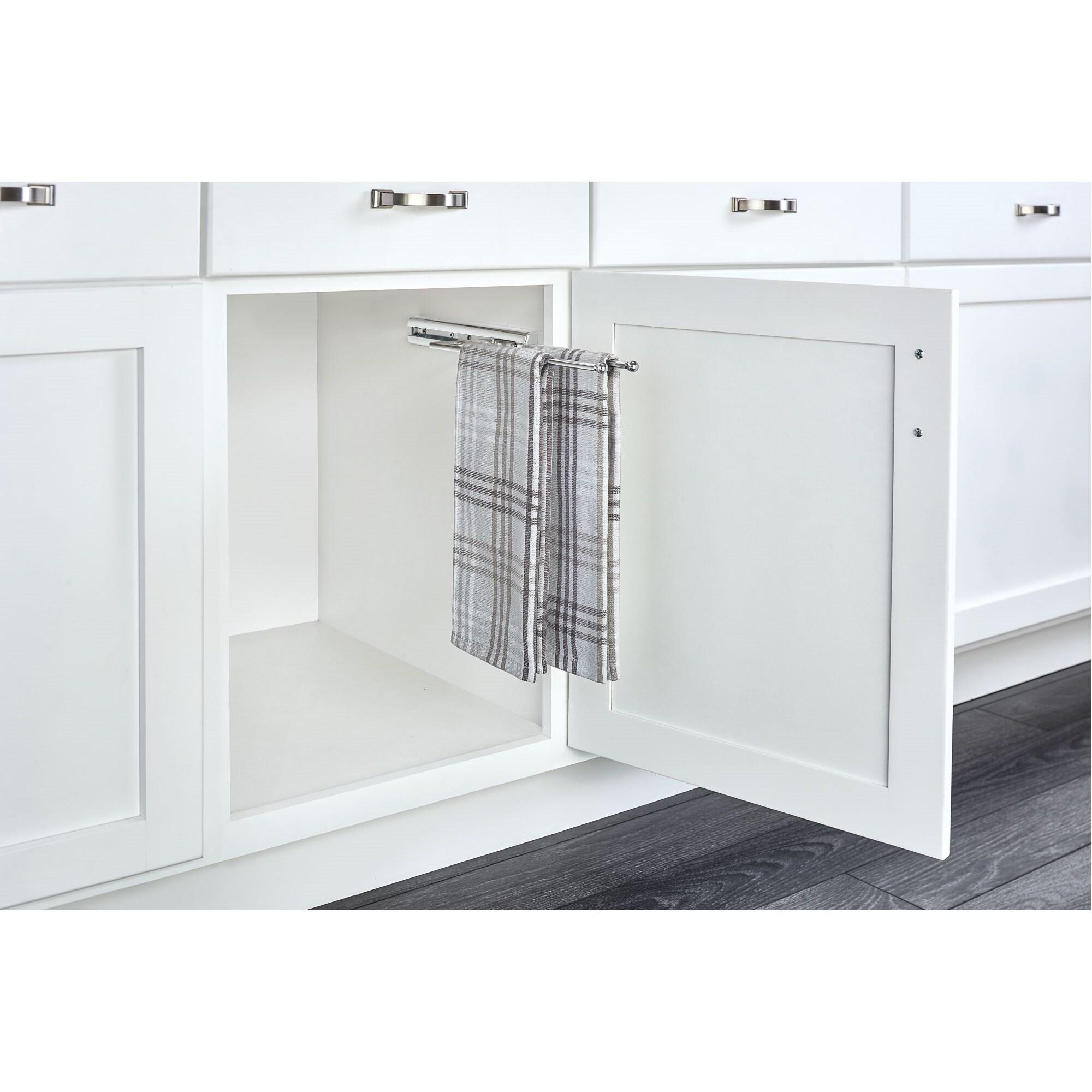 Rev-A-Shelf Pull Out Dish Towel Bar Under Kitchen Cabinet