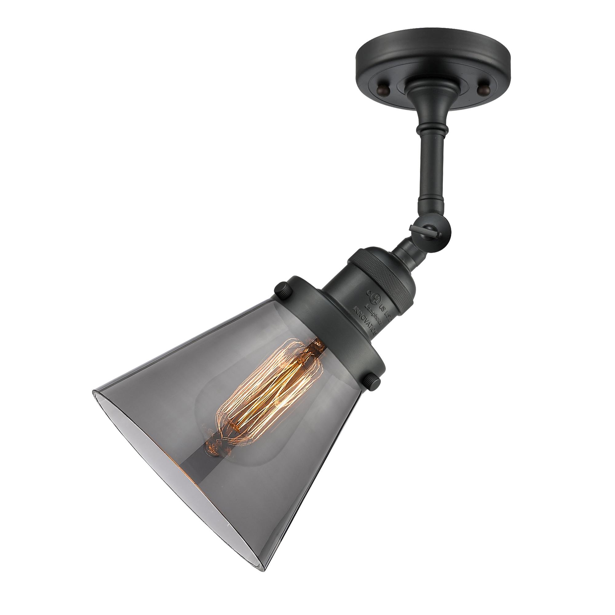 Elegant Black Dimmable Direct Wired Sconce 10" Height