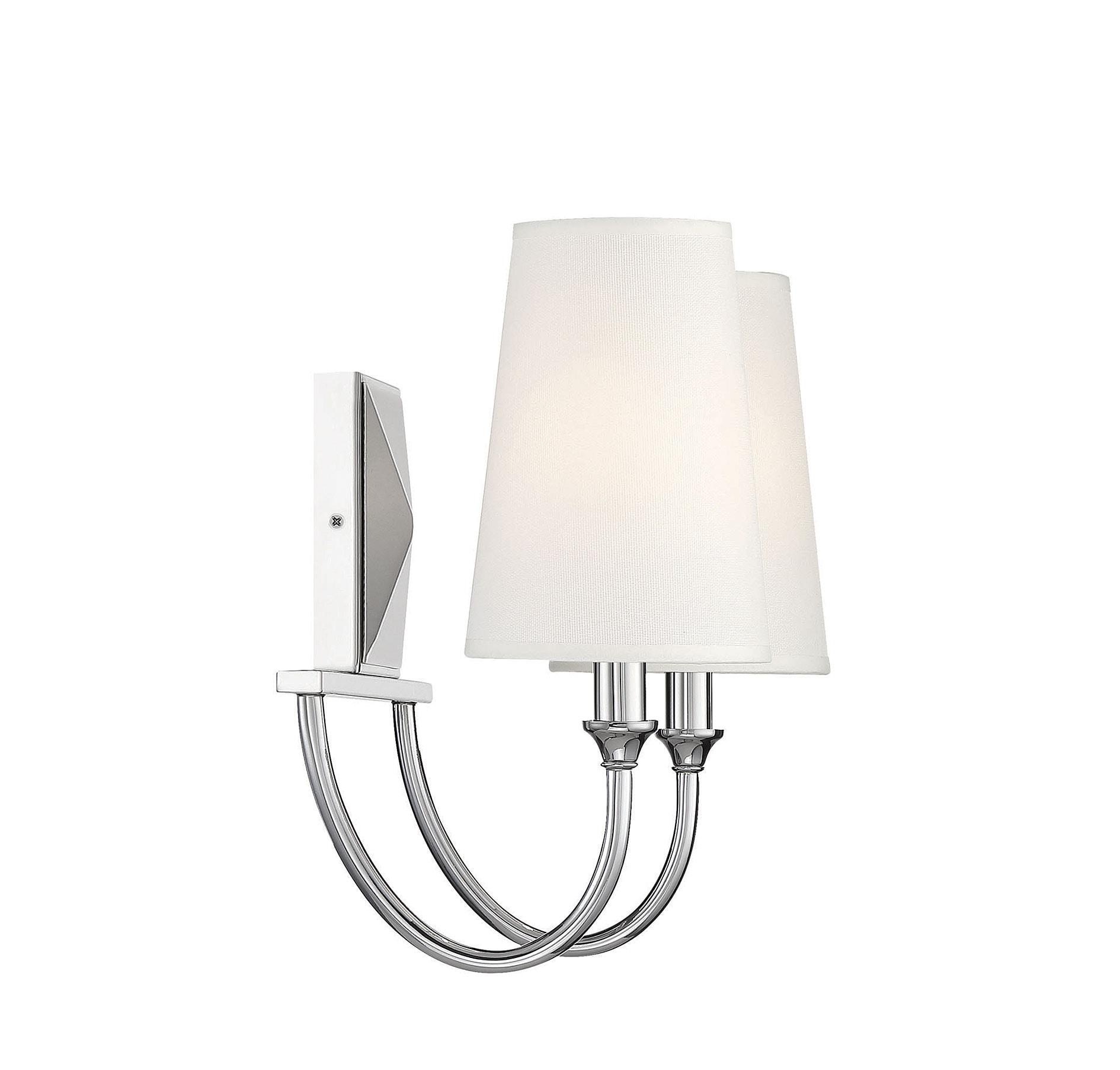 Savoy House Cameron 2 - Light Vanity in  Polished Nickel