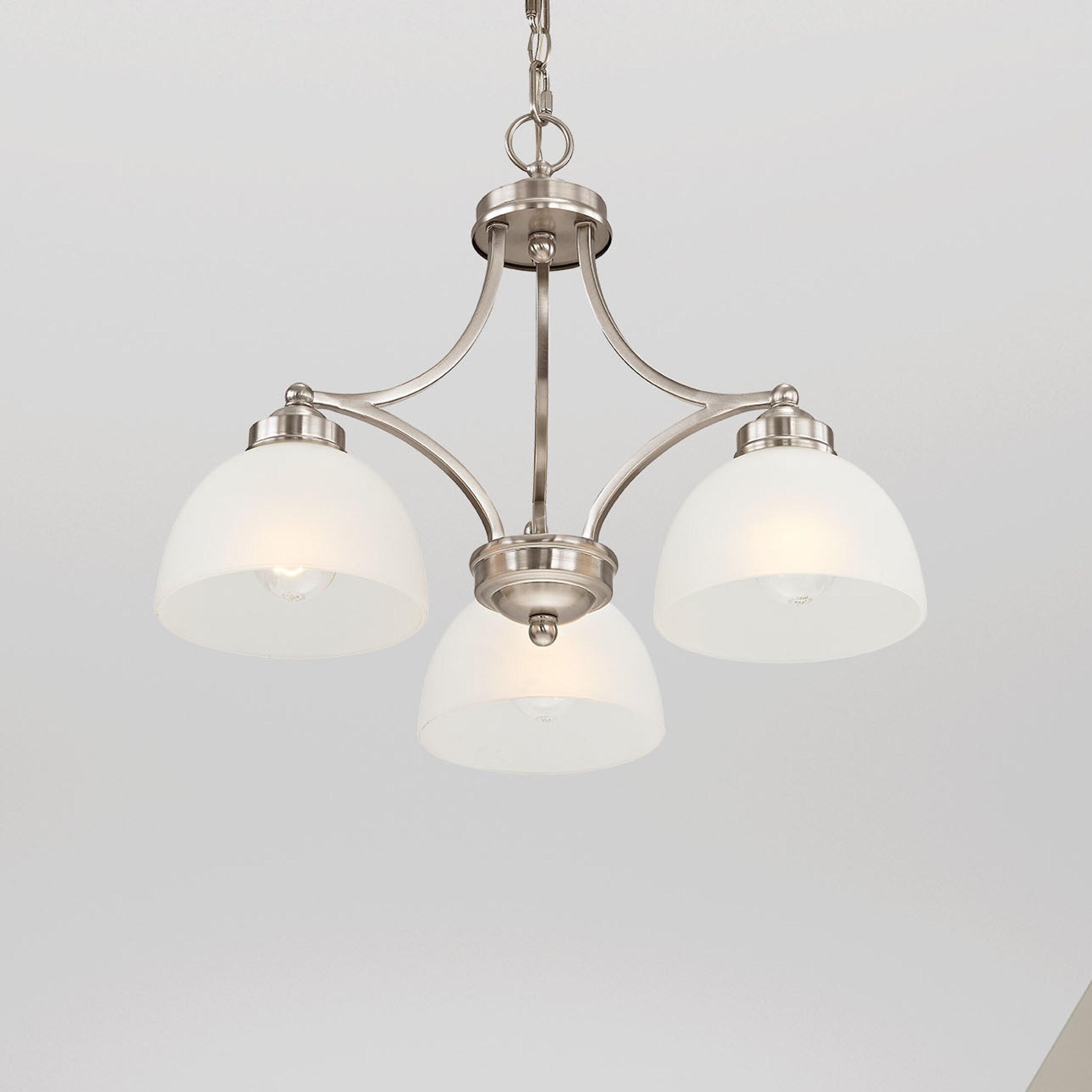 Livex Lighting Somerset 3 - Light Chandelier in  Brushed Nickel