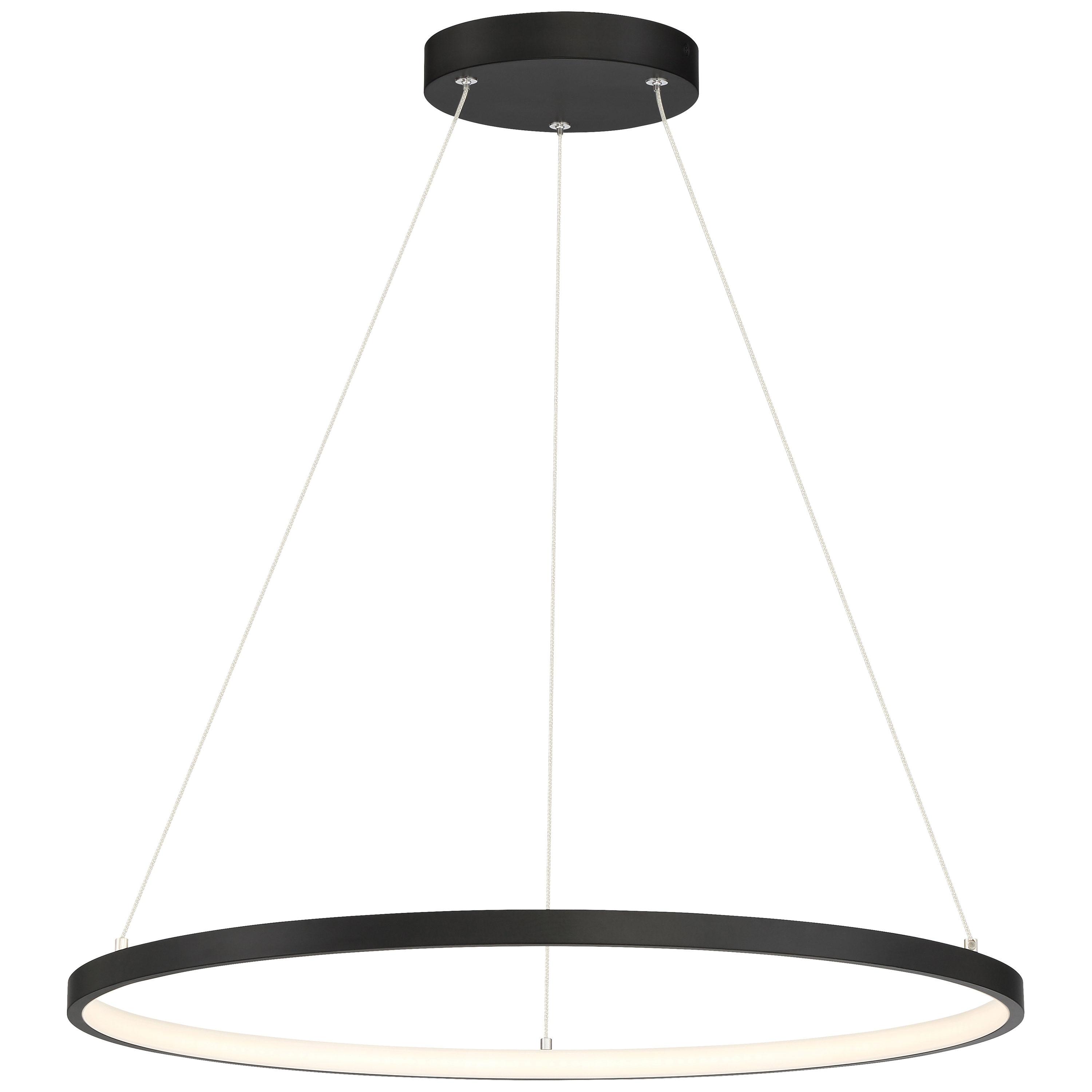 Access Lighting Anello 1 - Light Pendant in  Matte Black