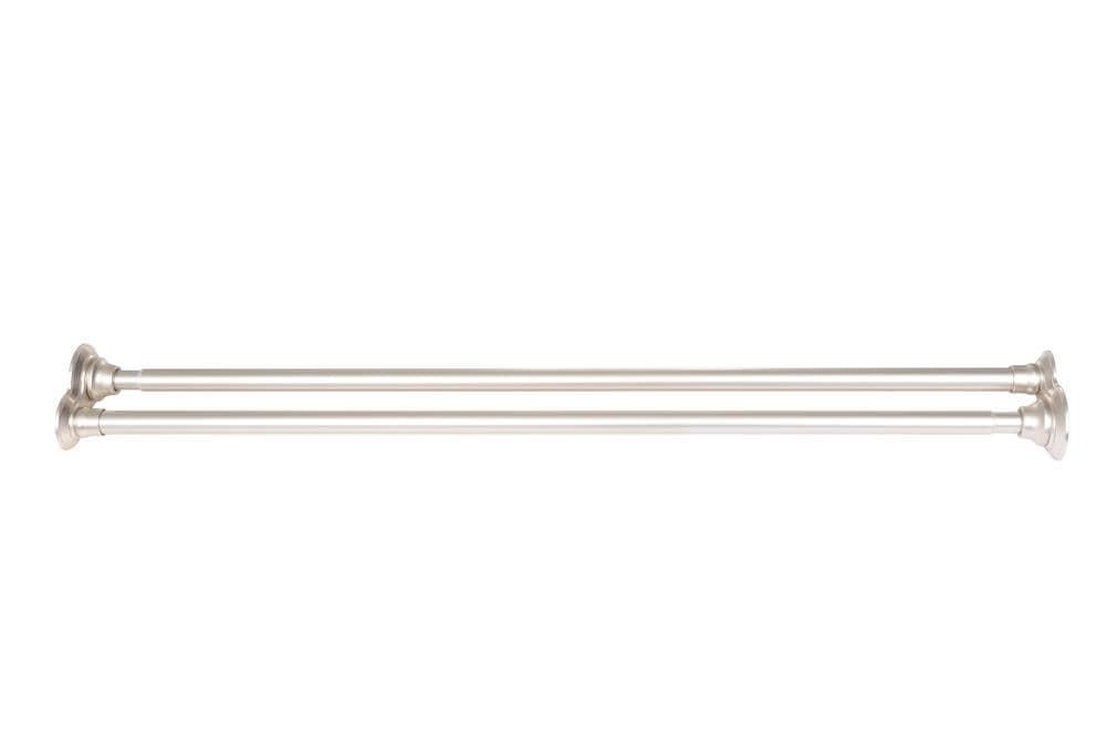72'' Straight Tension Shower Curtain Rod & Hook Set