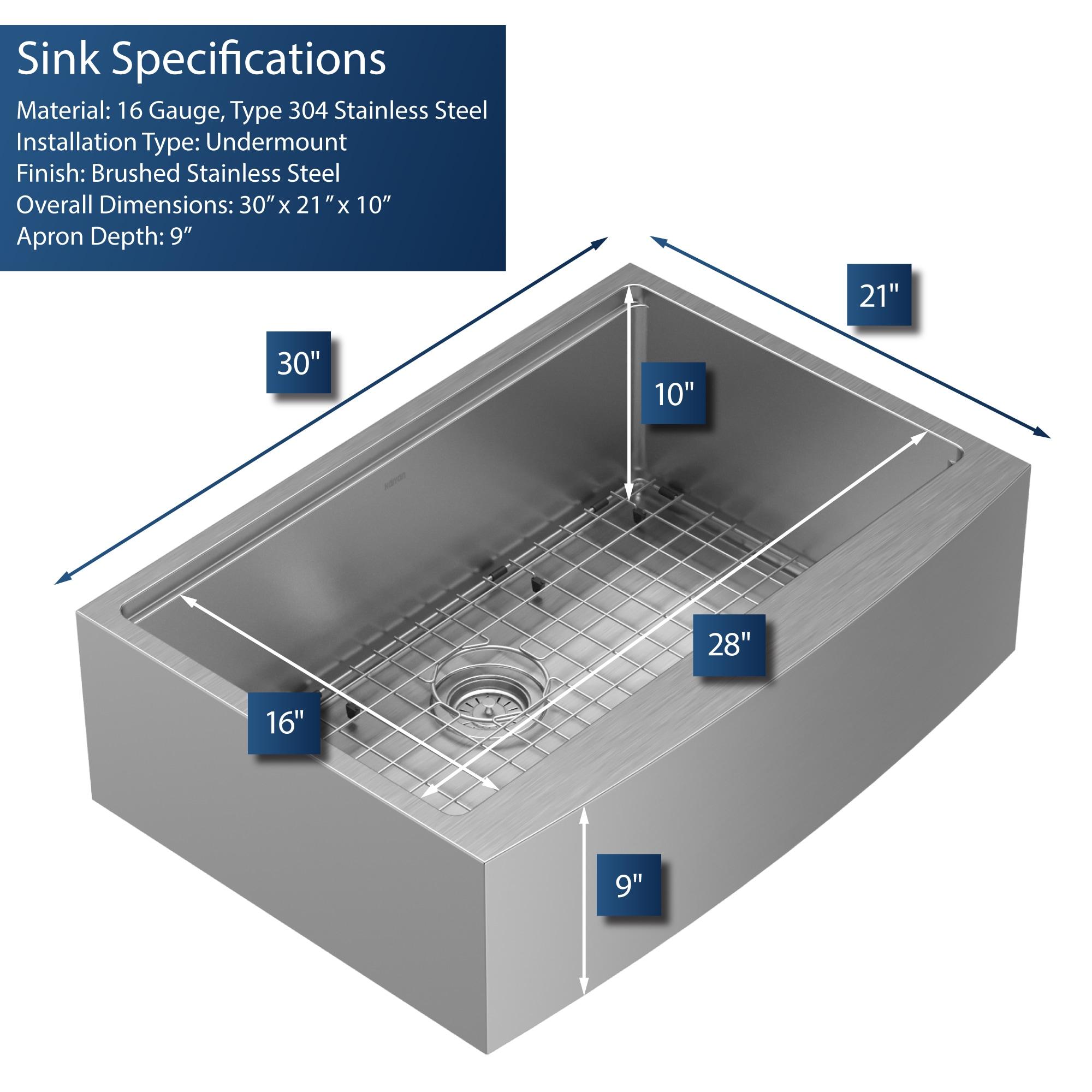 Elite Workstation 30'' L Single Bowl Stainless Steel Kitchen Sink