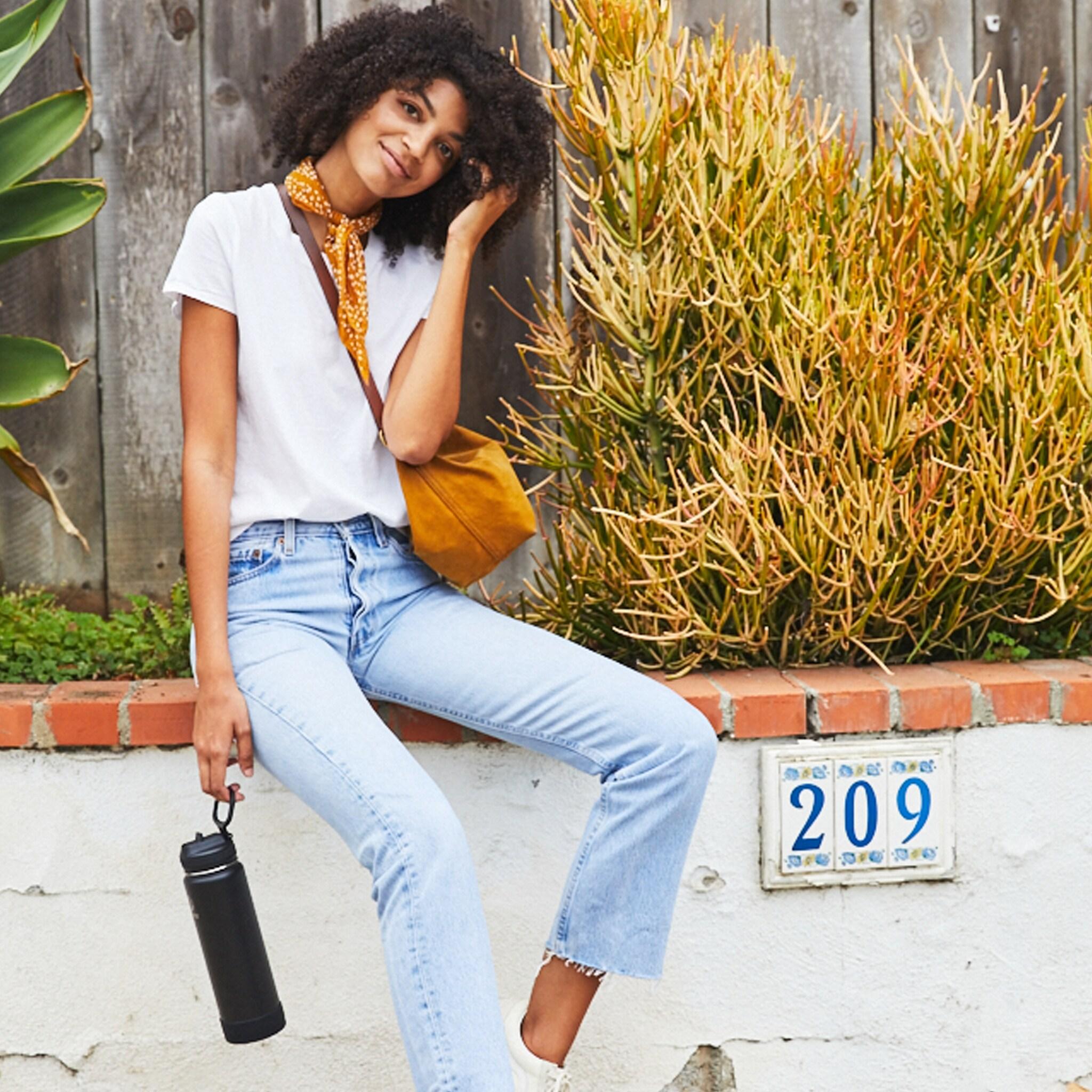 Takeya Actives Stainless Steel Water Bottle w/Straw lid, 24oz Onyx