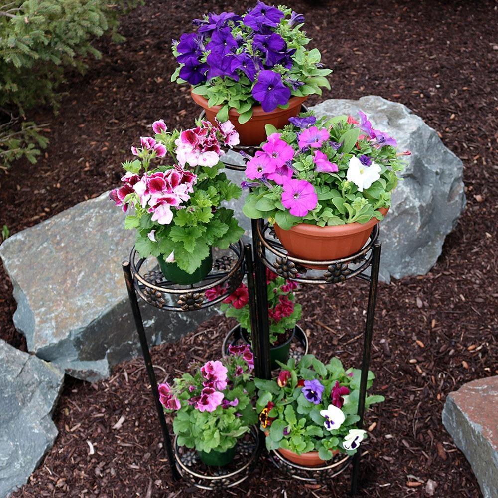 SunnyDaze Decor Metal Weather Resistant Plant Stand