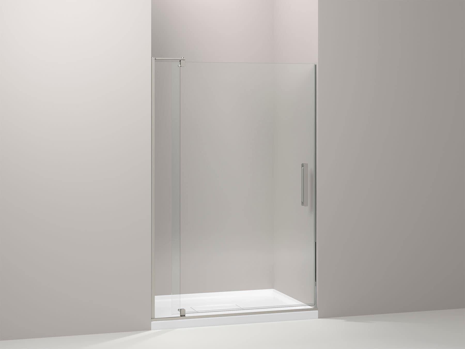 Revel 48'' x 70'' Pivot Shower Door with CleanCoat® Technology