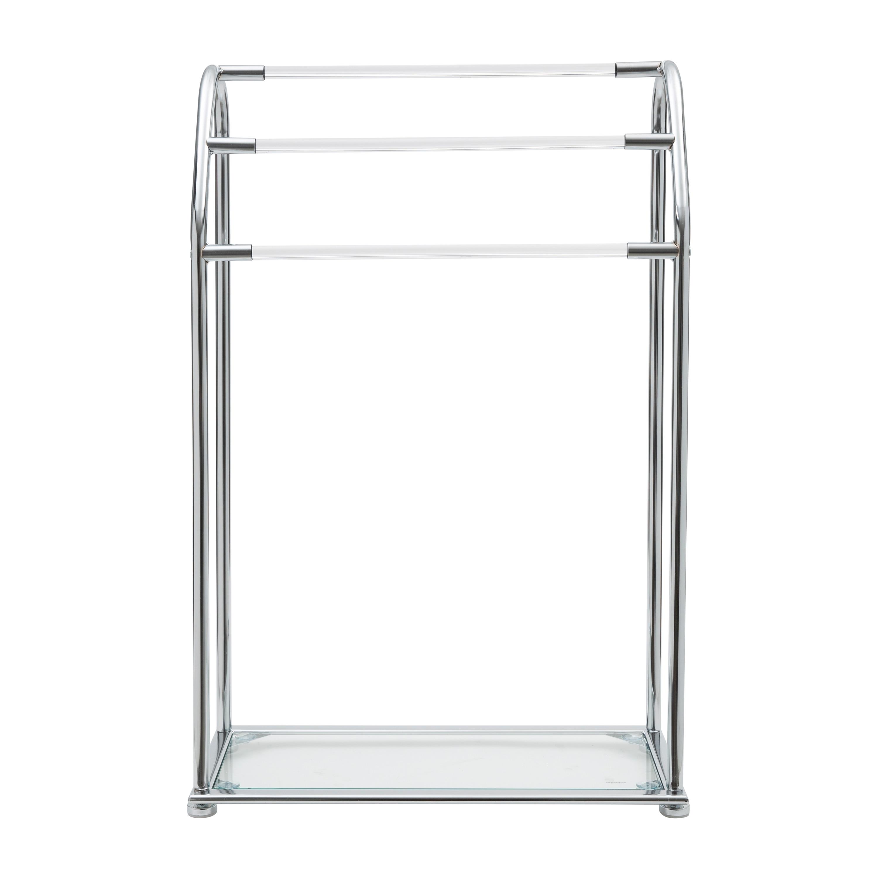 Acrylic 3 Freestanding Towel Stand