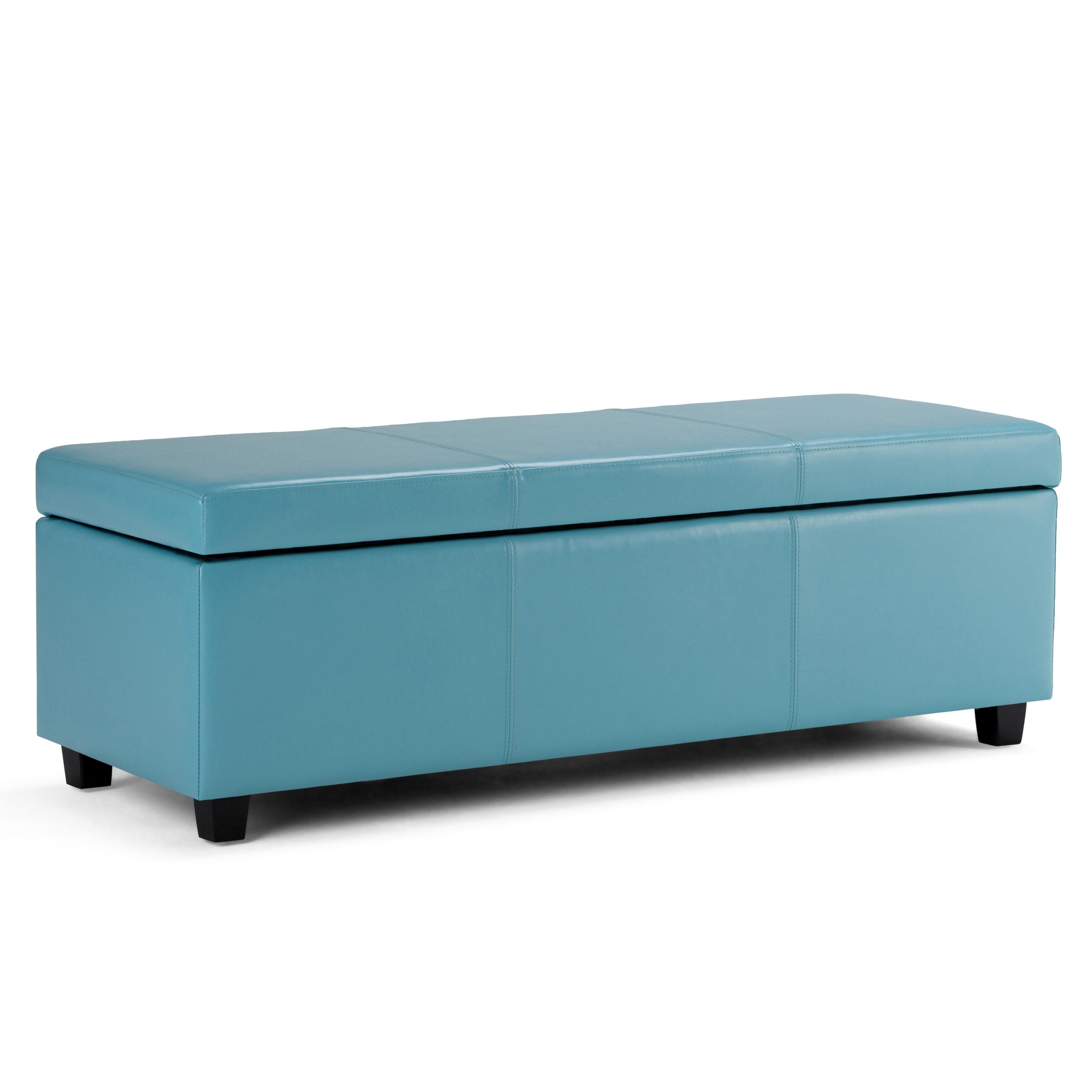Simpli Home Avalon Storage Ottoman Bench,Assembled
