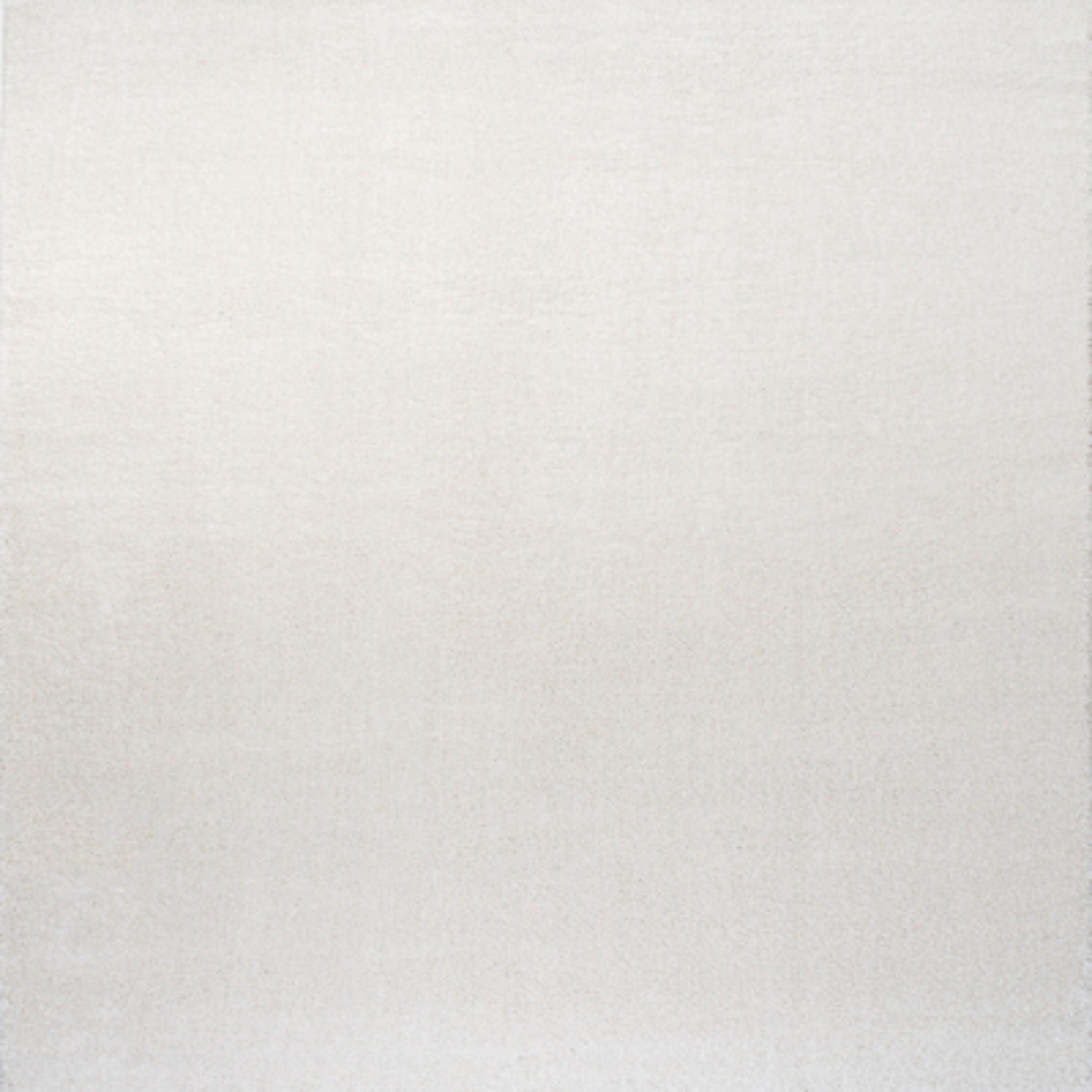 9'x12' Haze Solid Low-Pile, Cream - JONATHAN Y