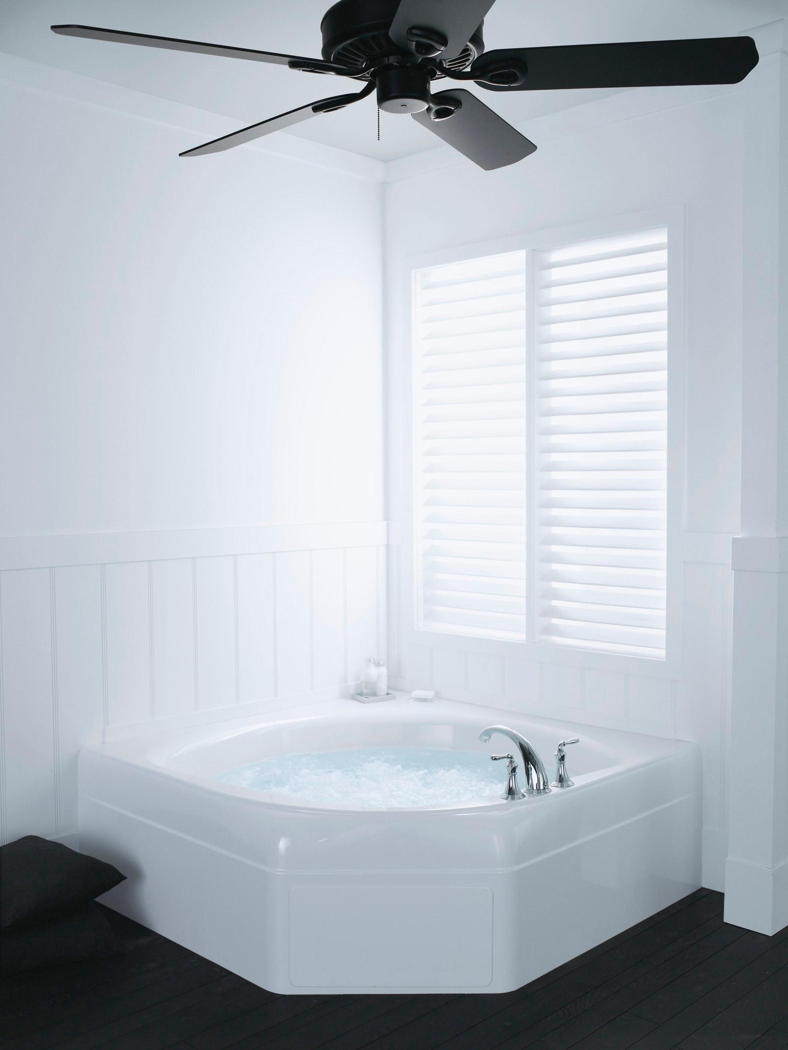 Devonshire® Deck-/Rim-Mount Bath Faucet Trim for High-Flow Valve with 8-15/16" Diverter Spoutut and Lever Handles, Valve Not Included