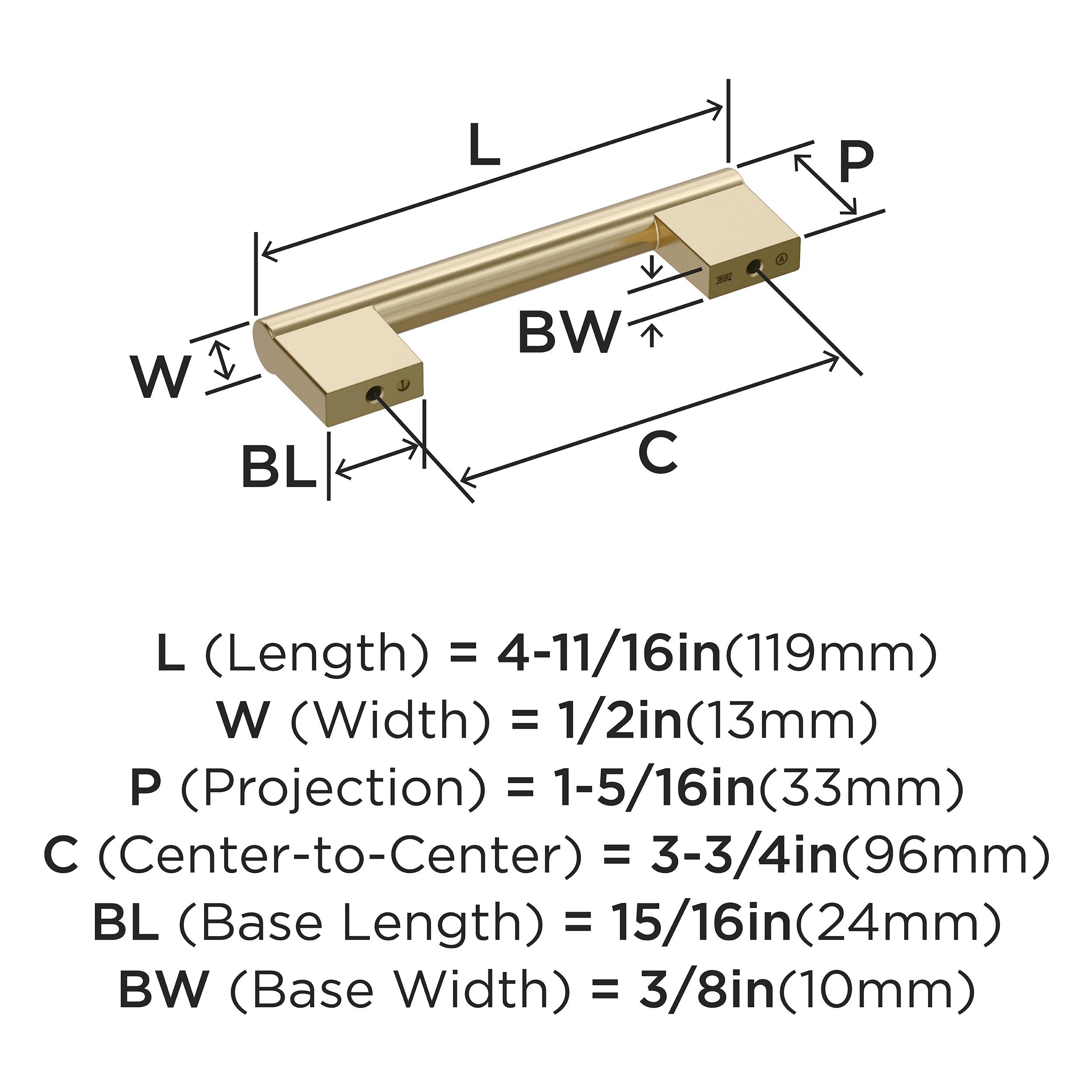 Versa 3-3/4 inch (96mm) Center-to-Center