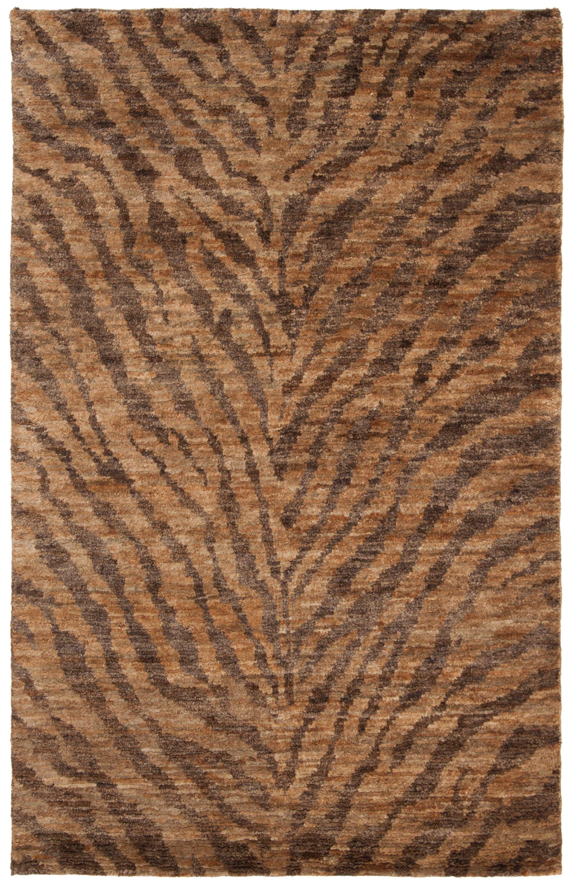 SAFAVIEH Bohemian Nick Geometric Area Rug, Natural/Black, 5' x 8'