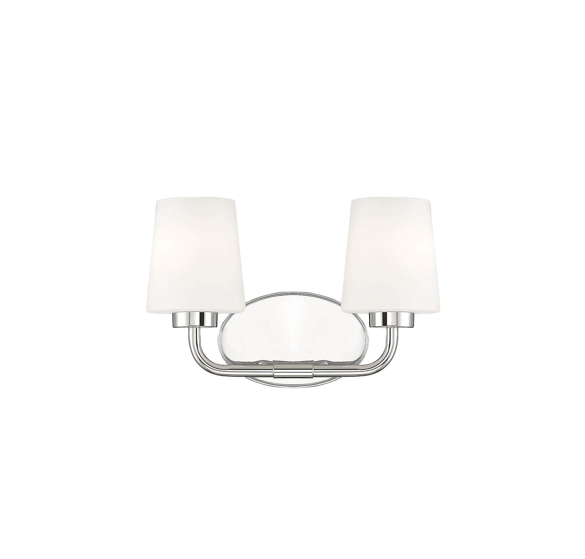 Savoy House Capra 2 - Light Vanity in  Polished Nickel