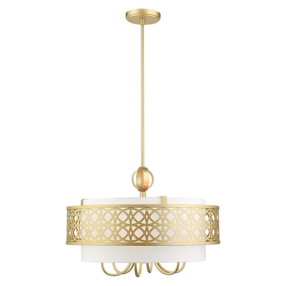 Livex Lighting Calinda 7 - Light Pendant in  Soft Gold