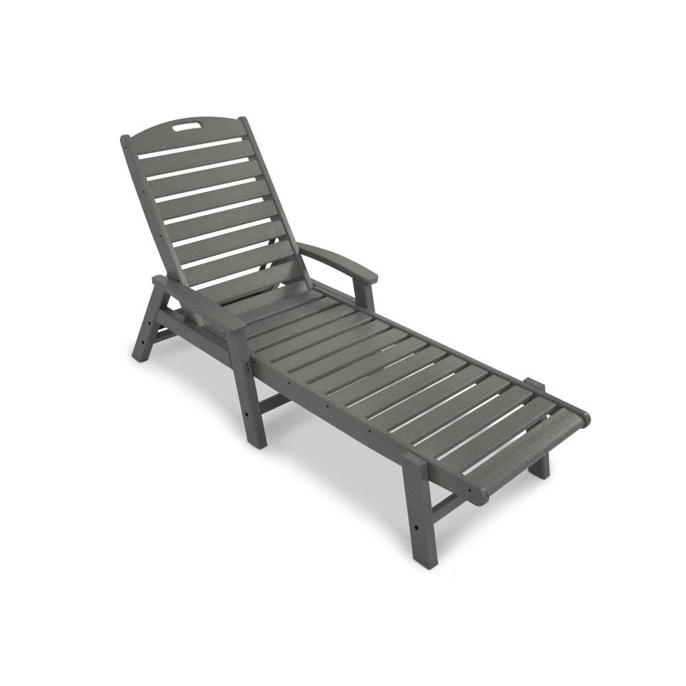 Yacht Club Chaise with Arms - Stackable