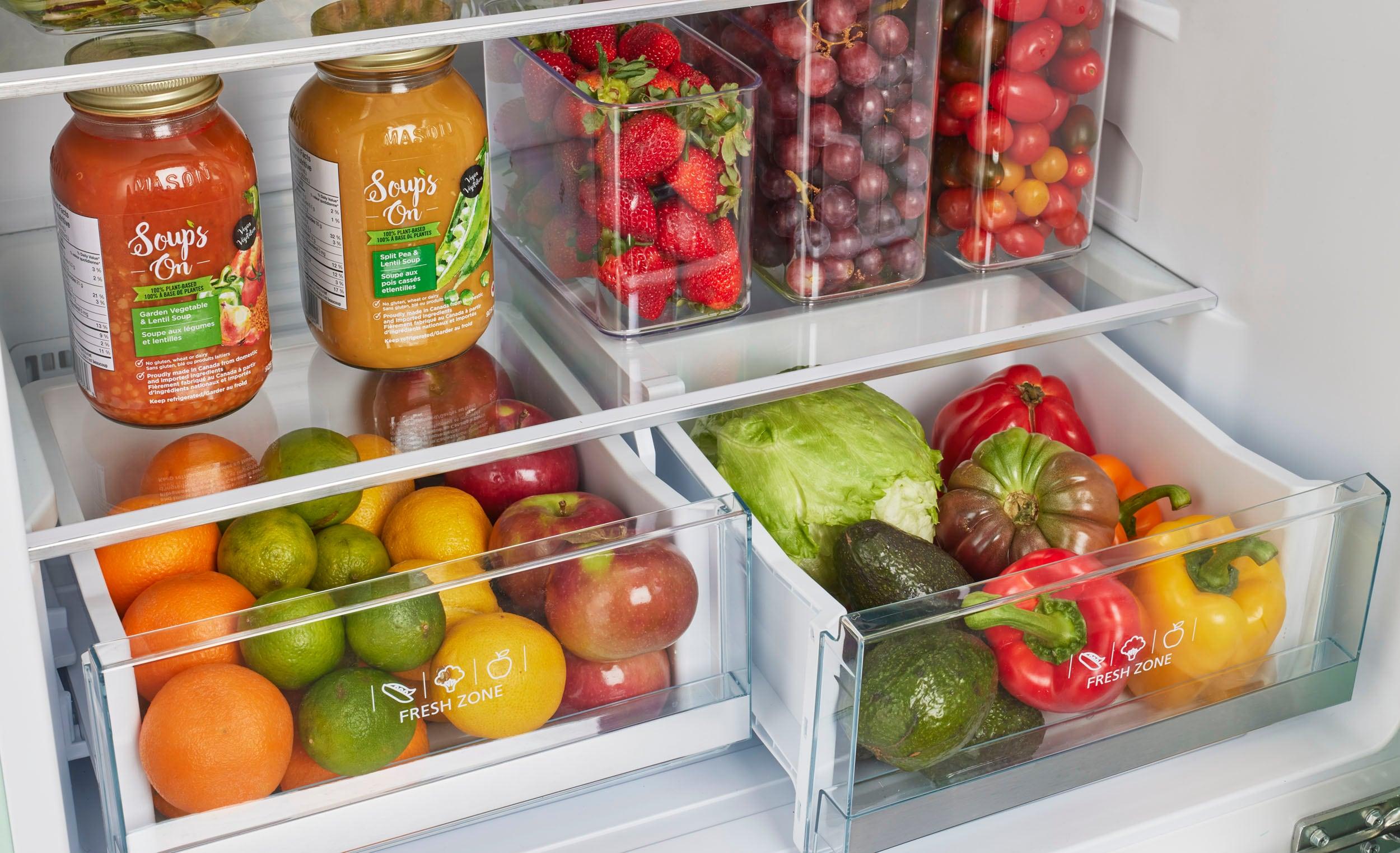 Unique Appliances Classic Retro 30" Frost-Free 17.7 cu. ft. Energy Star Certified Bottom Freezer Refrigerator UGP-510L W AC