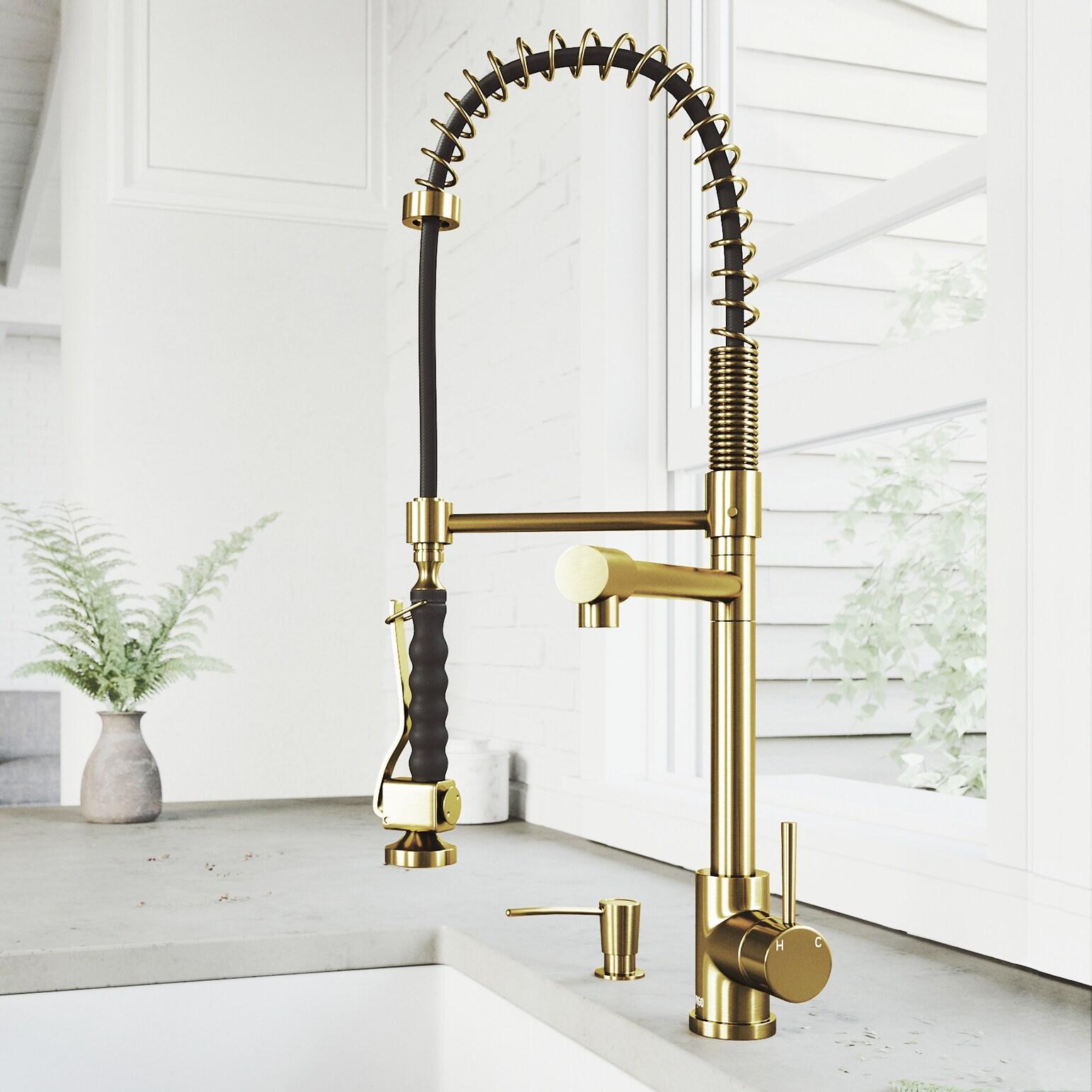 Zurich 27" H 1-handle Pull-Down Kitchen Faucet