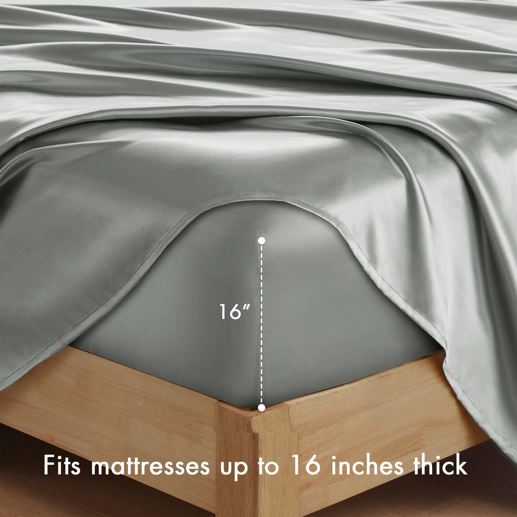 Madison Park Essentials Satin Luxury Sheet Set