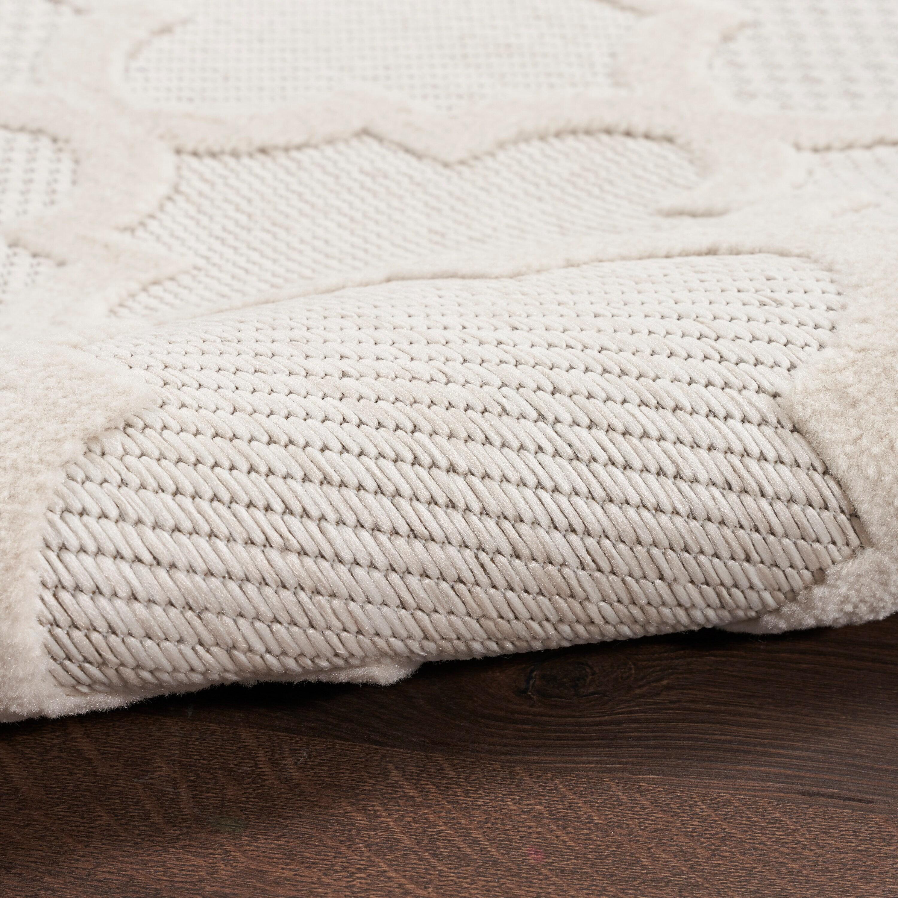 Nourison Easy Care 7' x 10' Ivory/White Indoor/Outdoor Rug