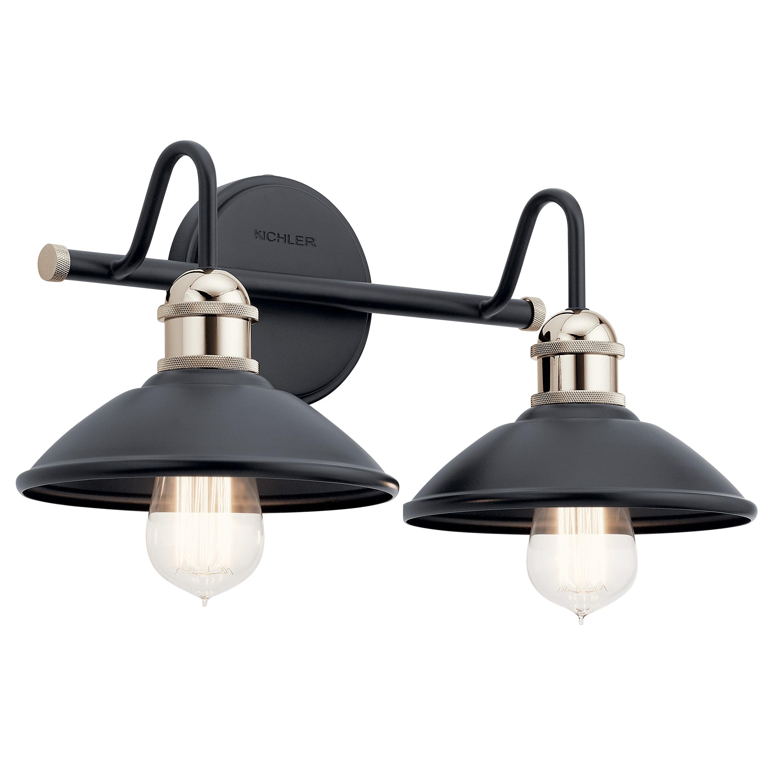 Kichler Lighting Clyde 2 - Light Vanity in  Black
