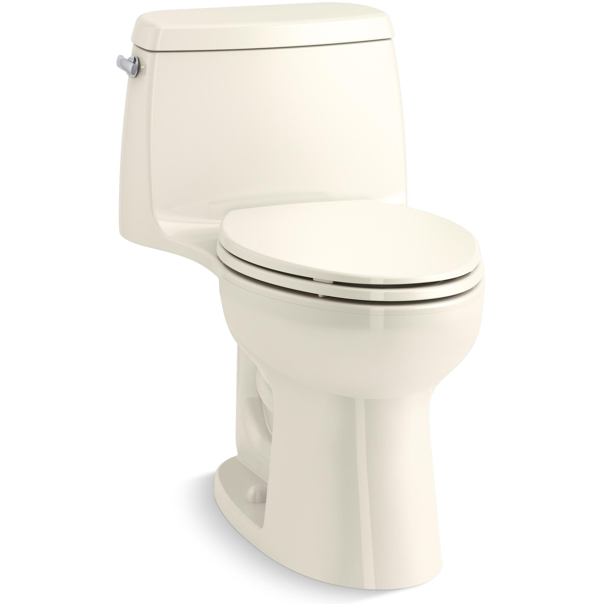 Santa Rosa Comfort Height One-Piece Compact Elongated 1.28 Gpf Toilet With Revolution 360 Swirl Flushing Technology