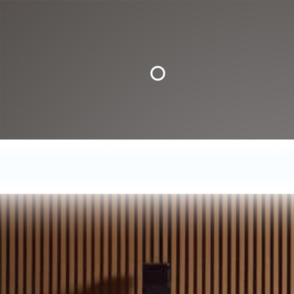 Vinnova Callista 48" Rectangle LED Lighted Bathroom Vanity Wall Mirror, Clear