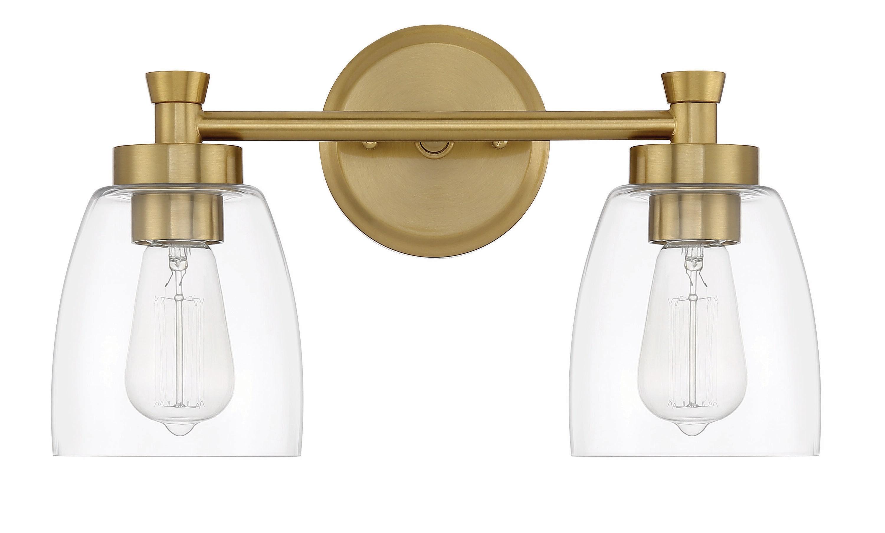 Craftmade Lighting Henning 2 - Light Vanity in  Satin Brass