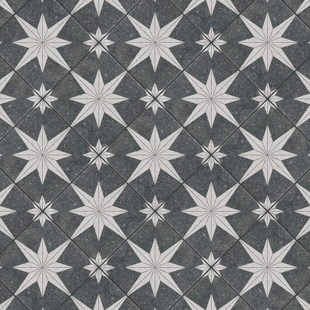 Merola Tile Compass Star 8" x 8" Porcelain Stone Look Wall & Floor Tile