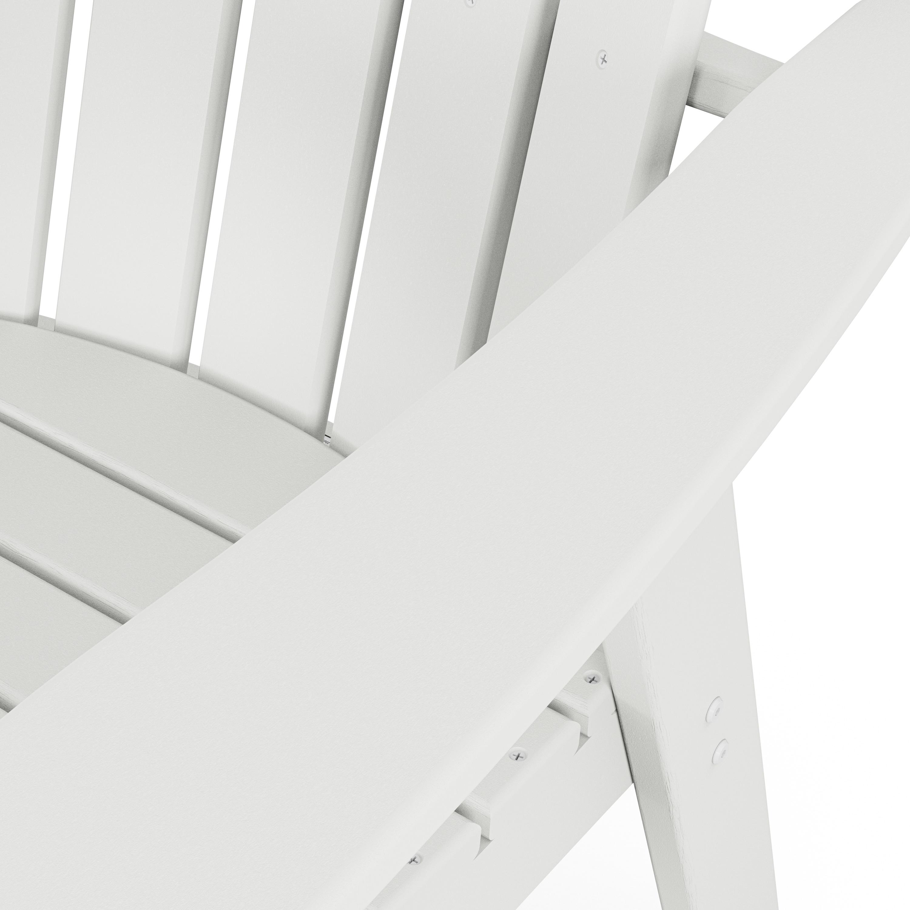 Highwood's 48" Round 5-pc Hamilton Dining Set - Dining Height, Outdoor, Eco-friendly, Synthetic Wood