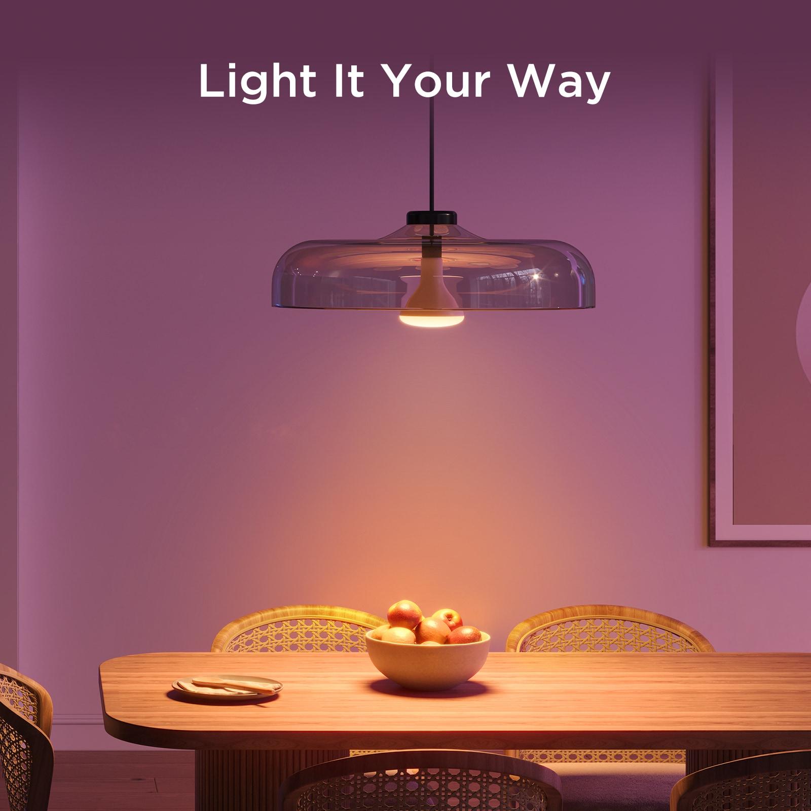 Govee 1000LM RGBWW Smart BR30 LED Light Bulb 2 Packs