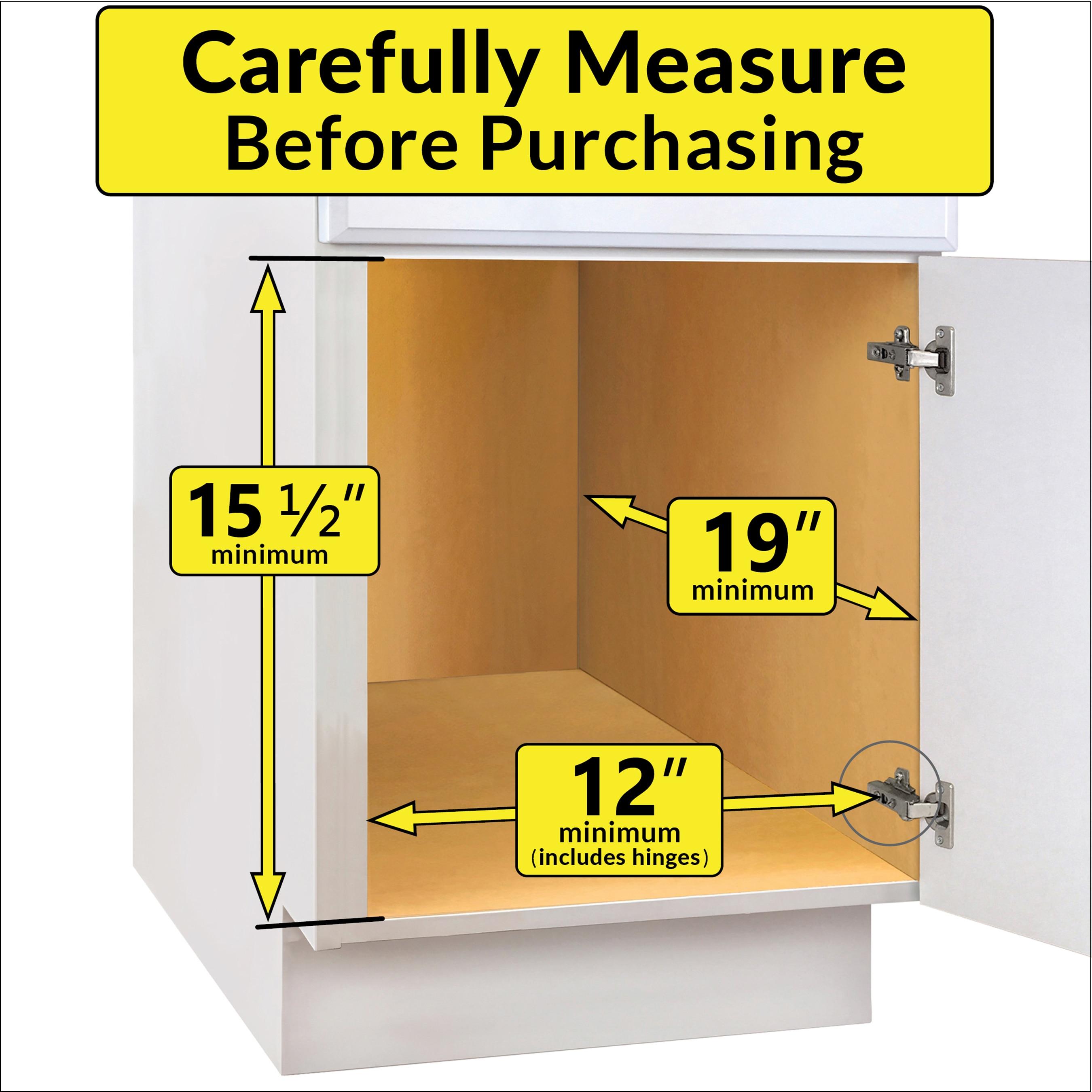 LYNK PROFESSIONAL LYNK PROFESSIONAL® Select™ Slide Out Under Sink Kitchen Cabinet Organizer 11.5"W x 18"D, Wood