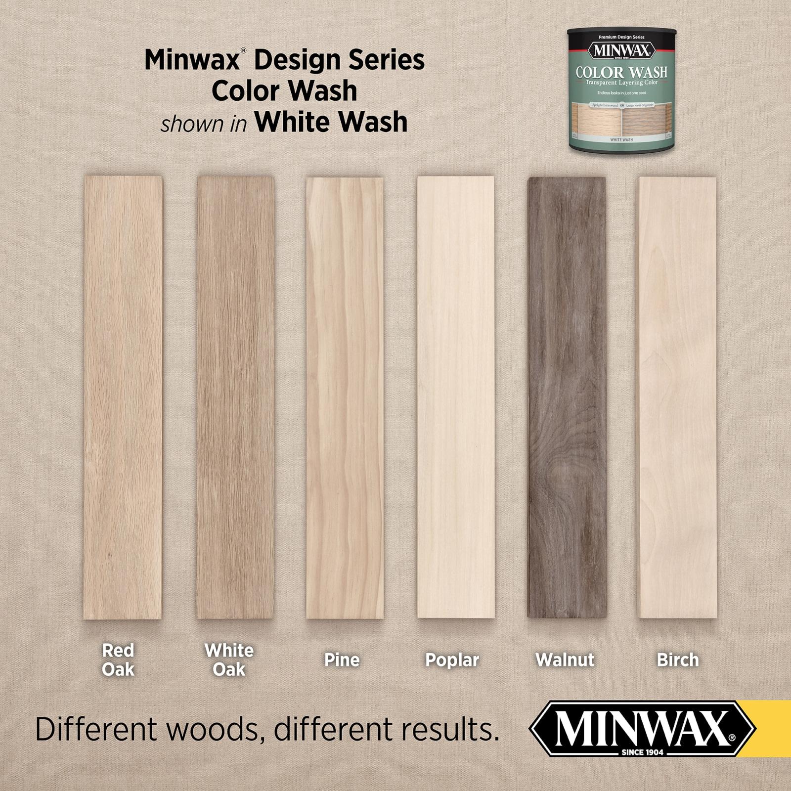 Minwax 1 Quart Transparent White Wash Water-Based Wood Stain