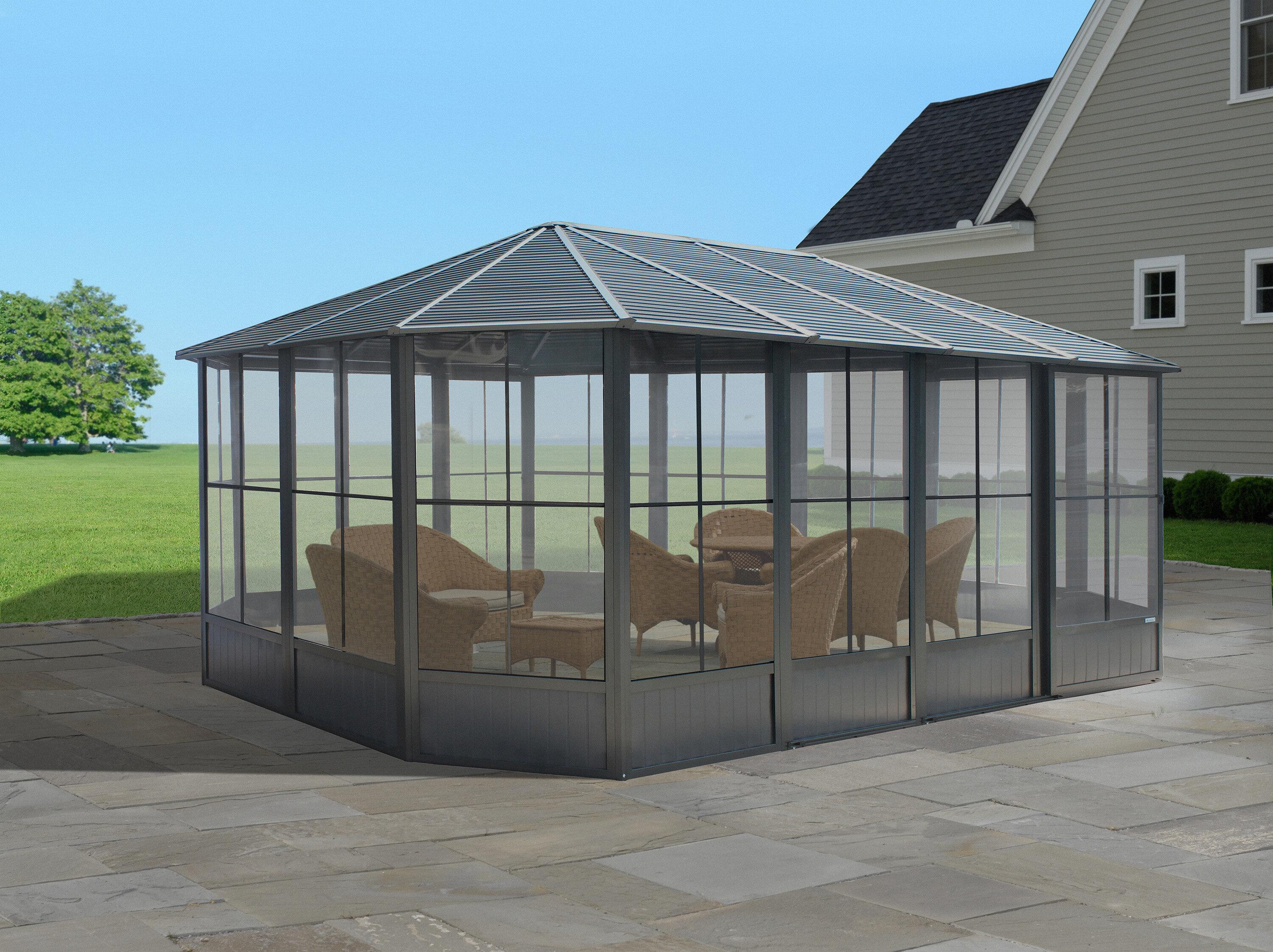 Sojag 10 Ft. W x 17 Ft. D Aluminum Patio Gazebo
