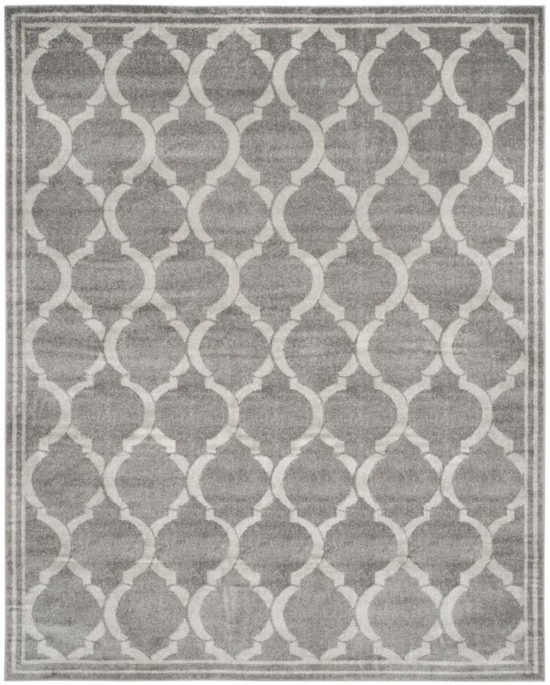 Amherst AMT415 Power Loomed Indoor Area Rug - Grey/Light Grey - 8'x10' - Safavieh