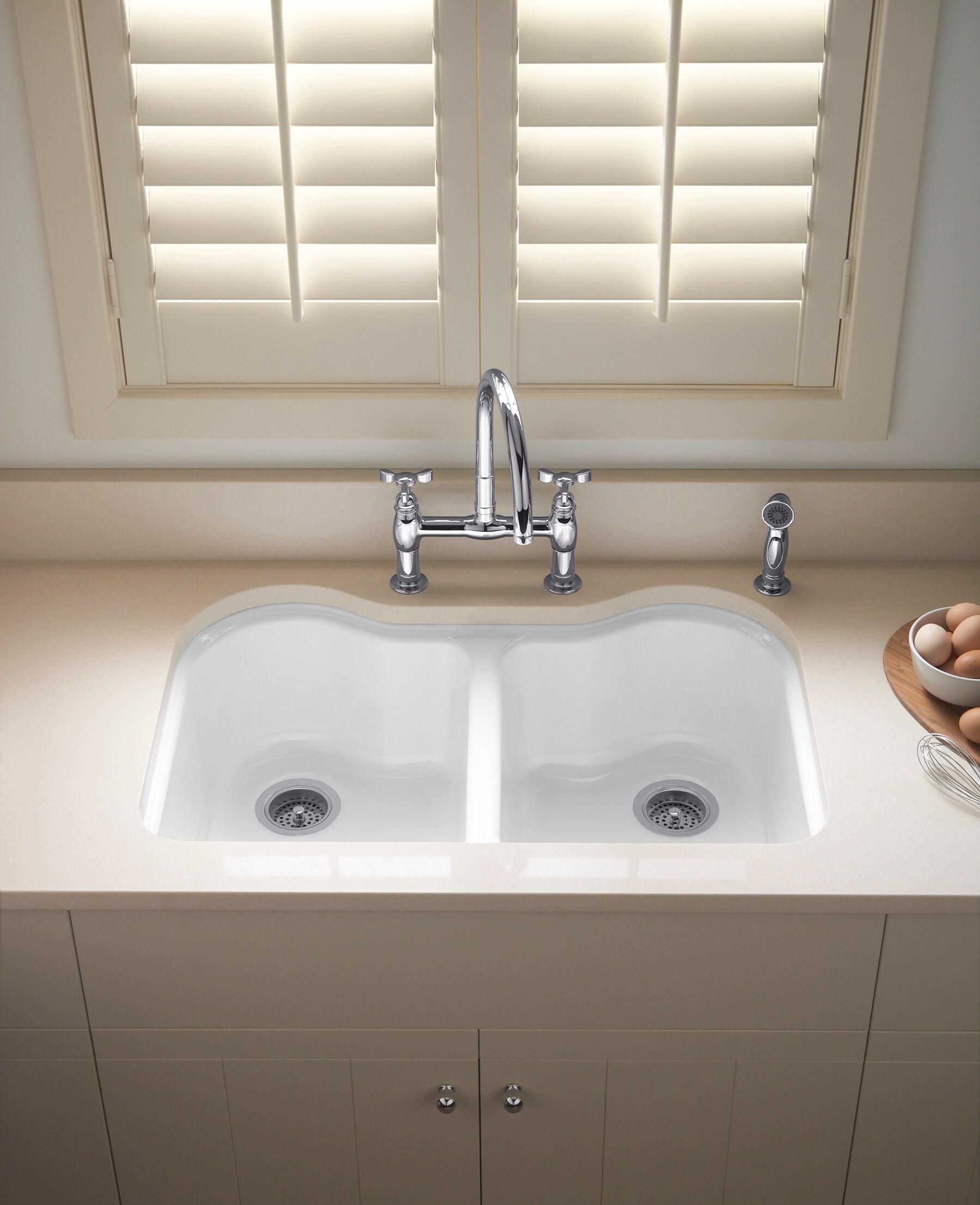 Hartland® 33" L x 22" W Undermount Kitchen Sink