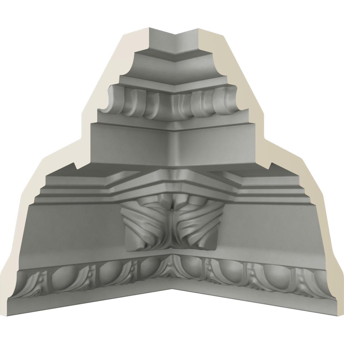 Ekena Millwork 5 1/4"H x 5 1/4"D Inside Corner Matches for Moulding