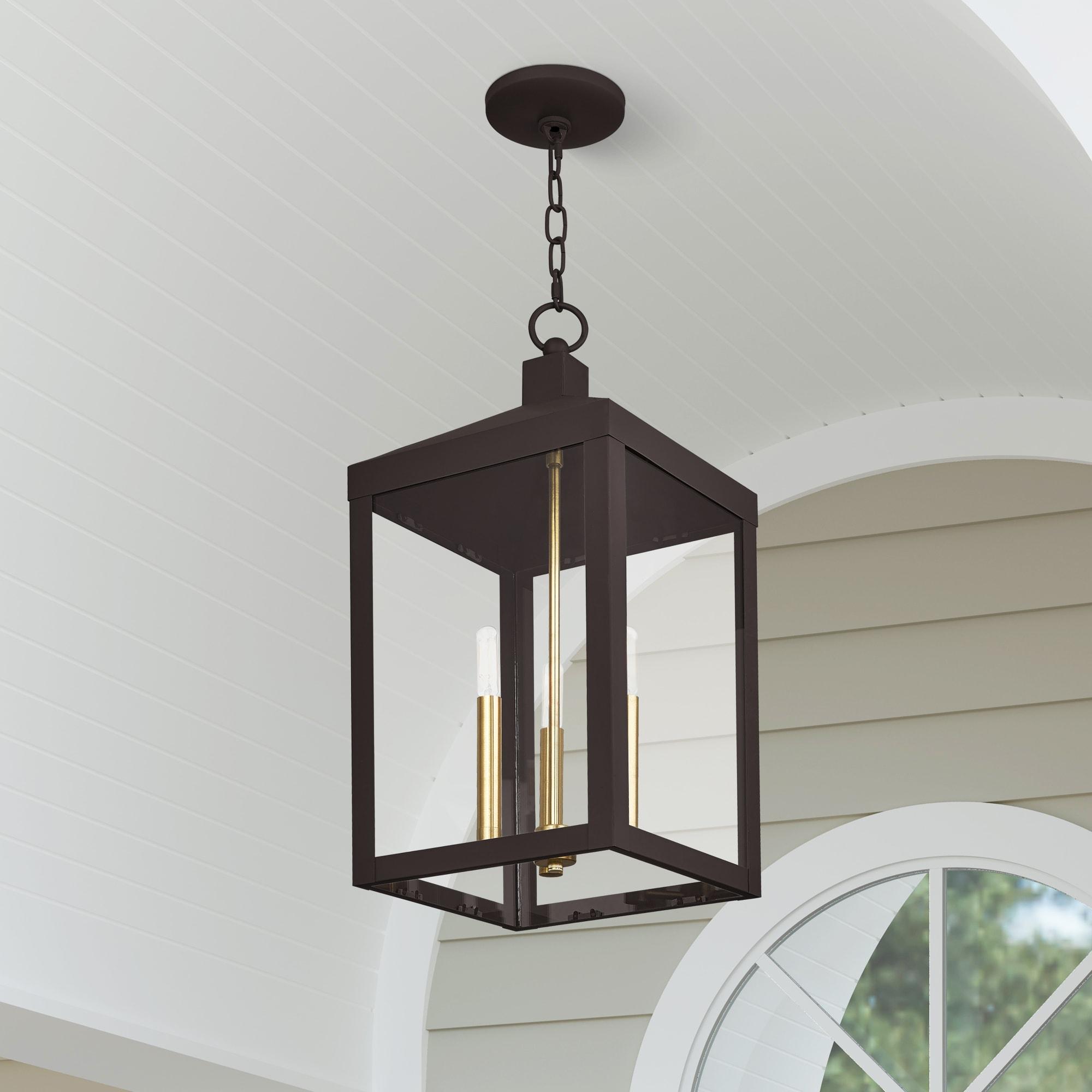 Livex Lighting Nyack 3 - Light Pendant in  Bronze